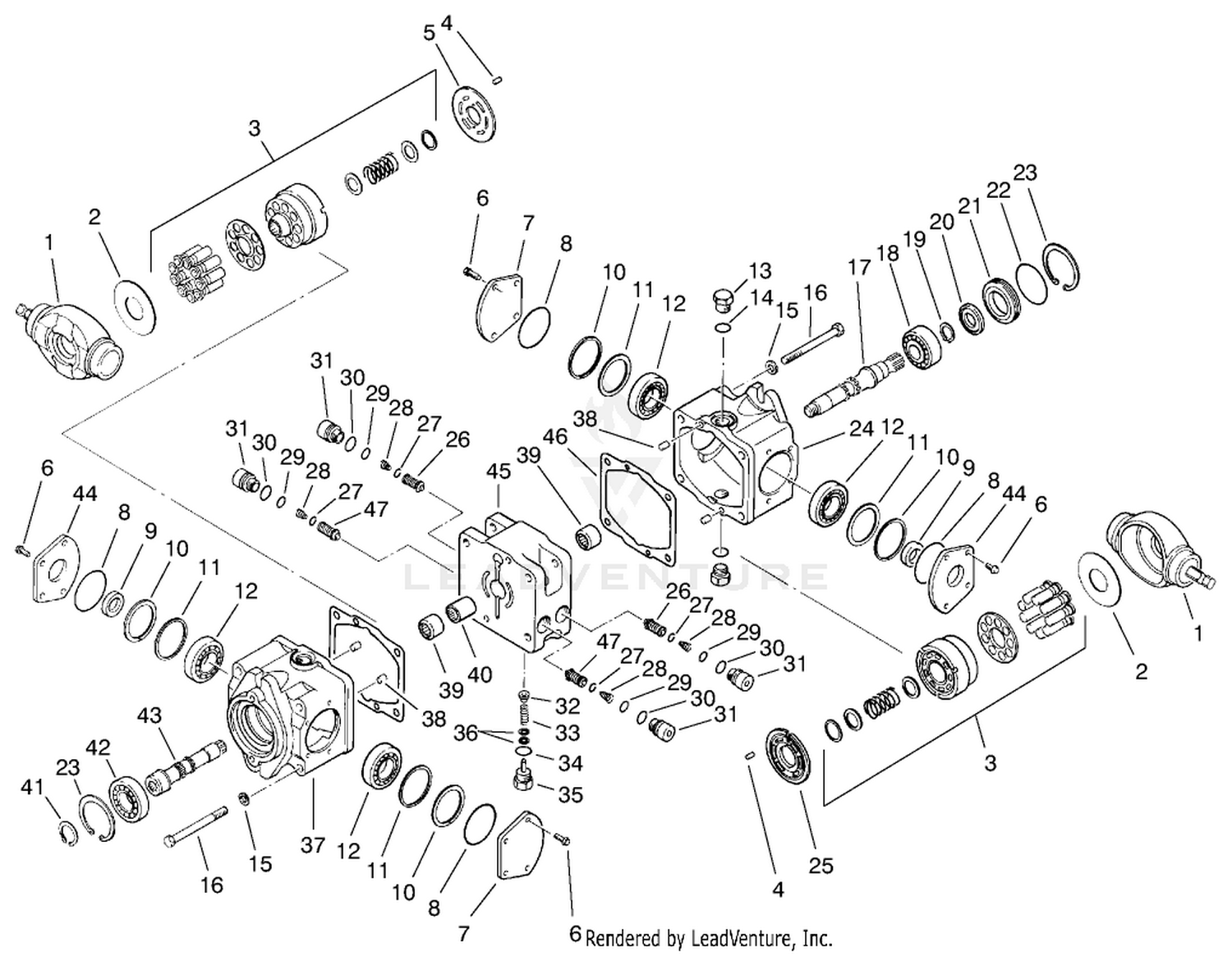 Tandem Pump Assembly No. 82-5100