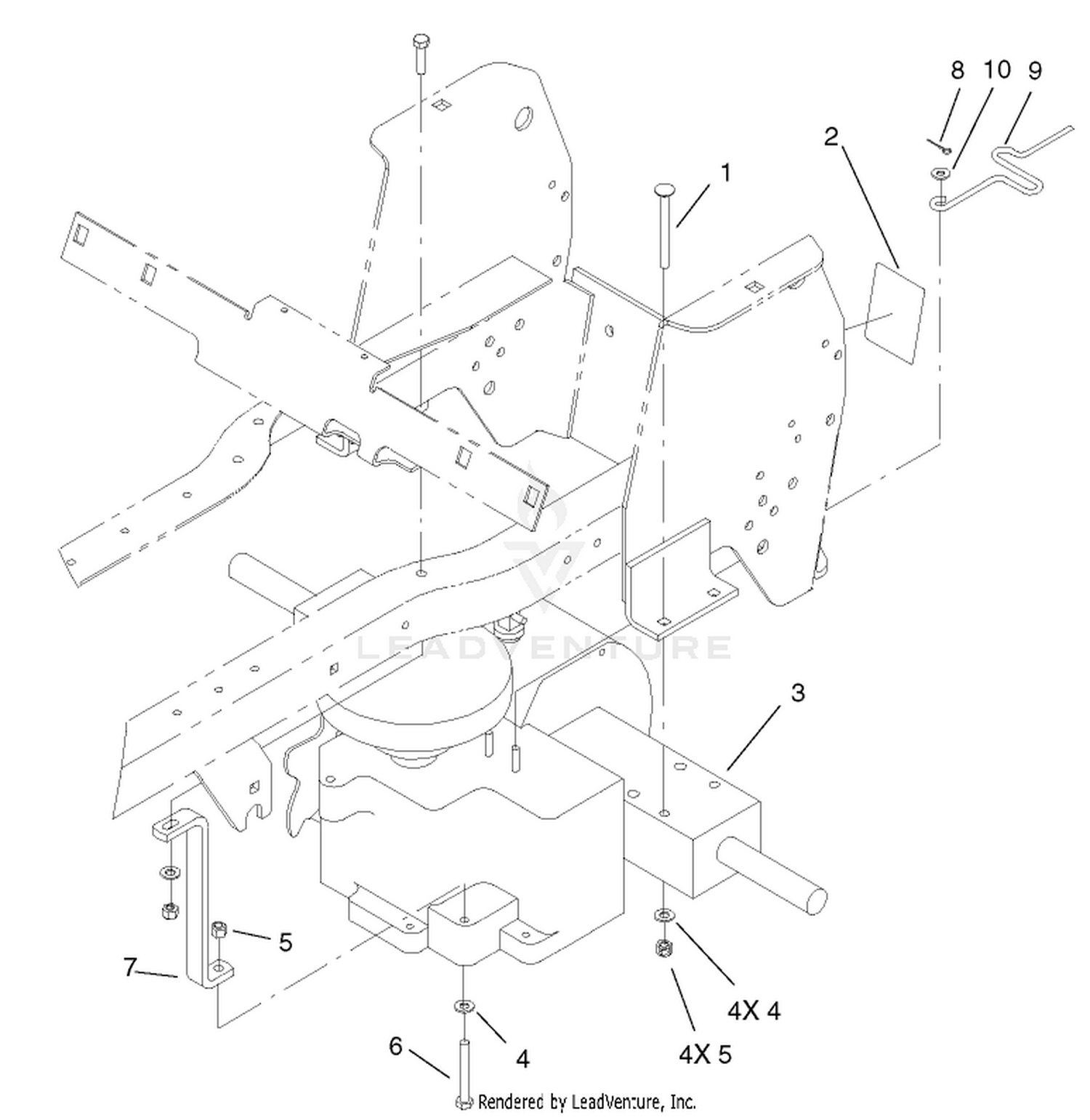 Hydrostatic Transaxle Assembly