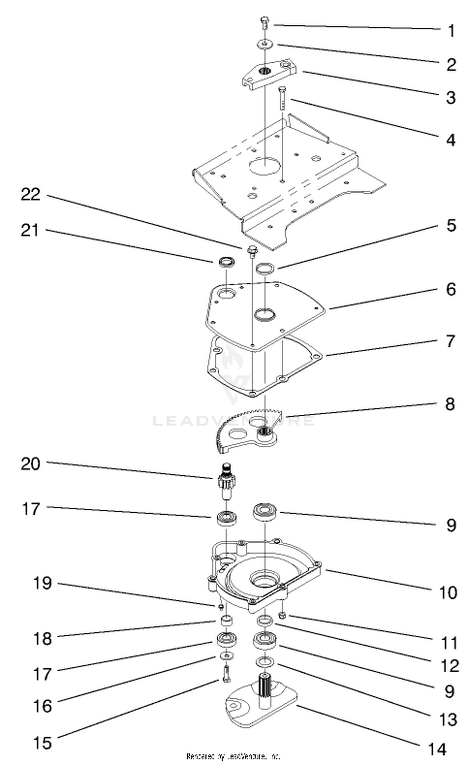 Lower Manual Steering Assembly