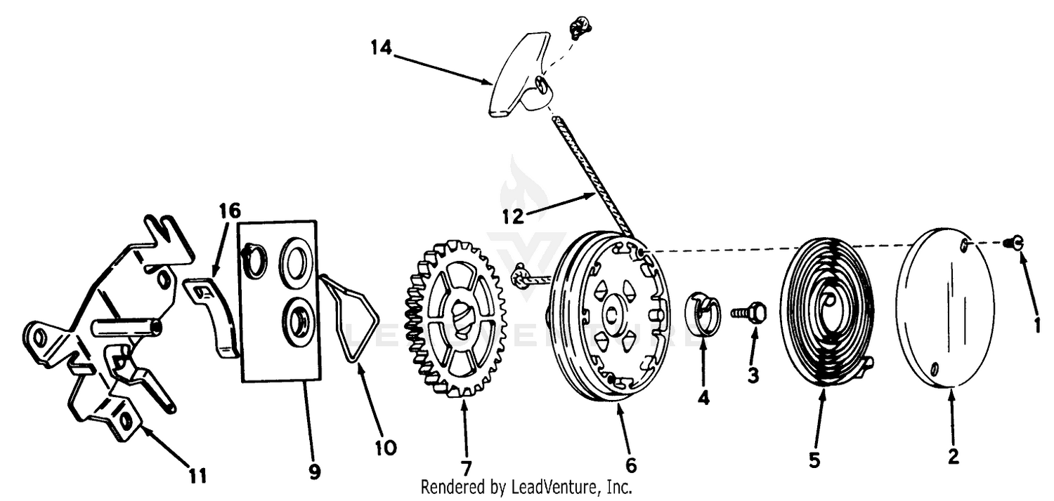 Rewind Starter No. 590519