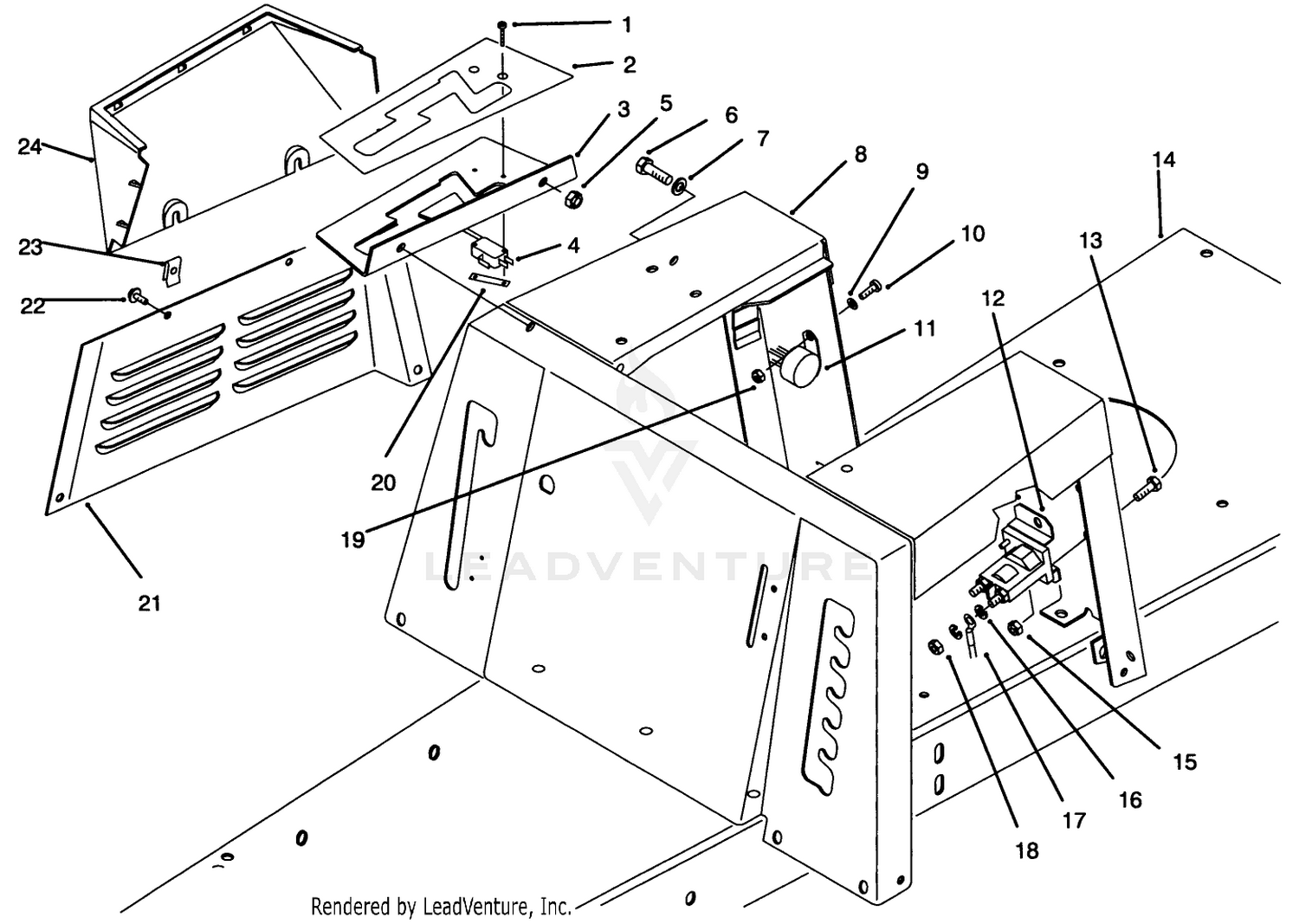 Seat Body  Side Panel Assembly