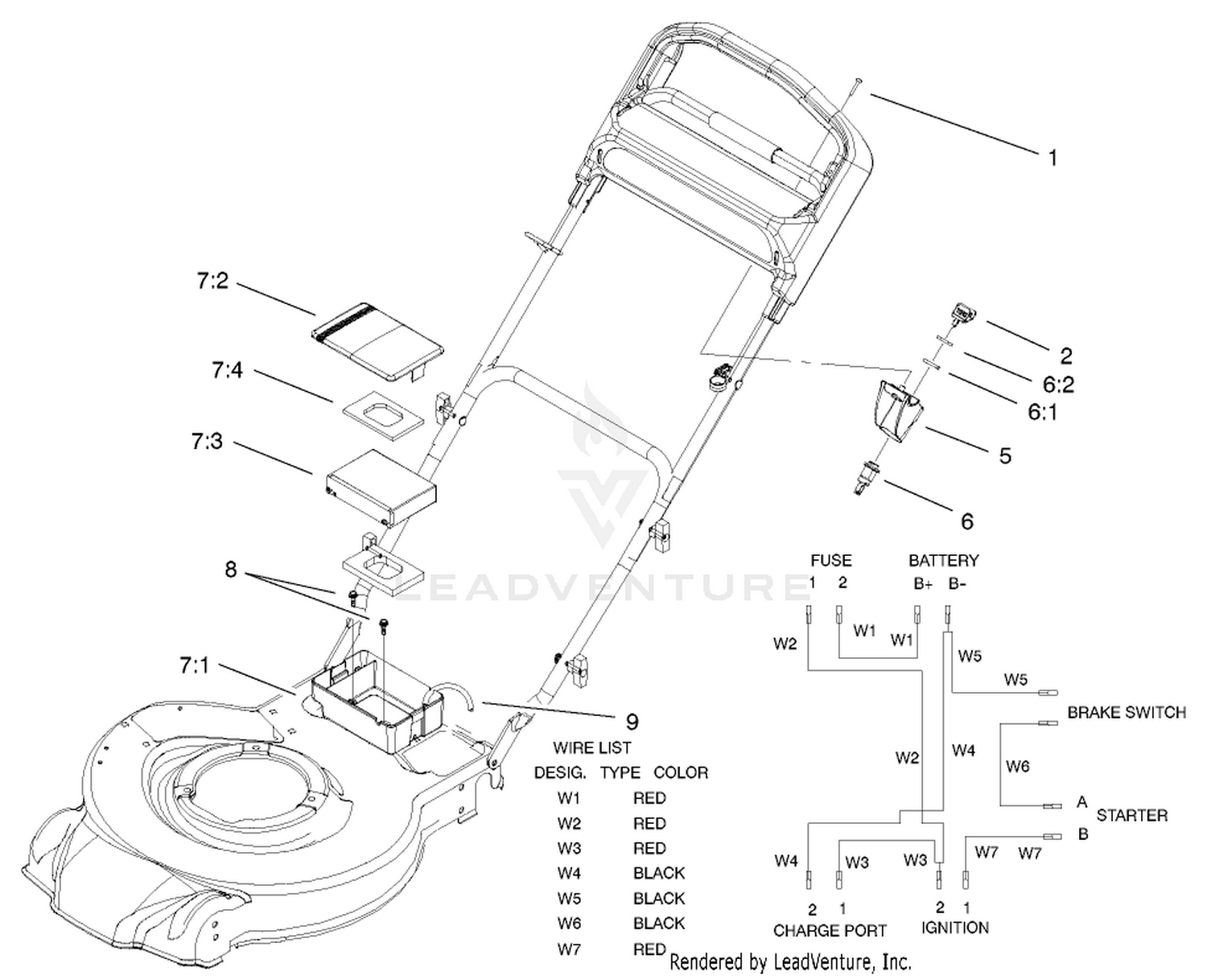 Battery  Harness Assembly