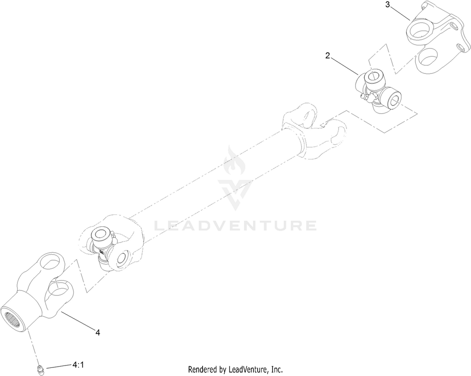 Driveshaft Assembly No. 121-9832