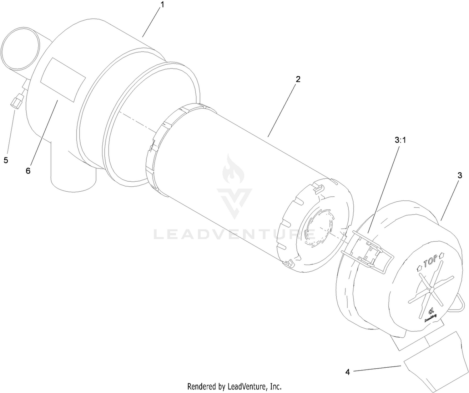 Air Cleaner Assembly No. 99-7120