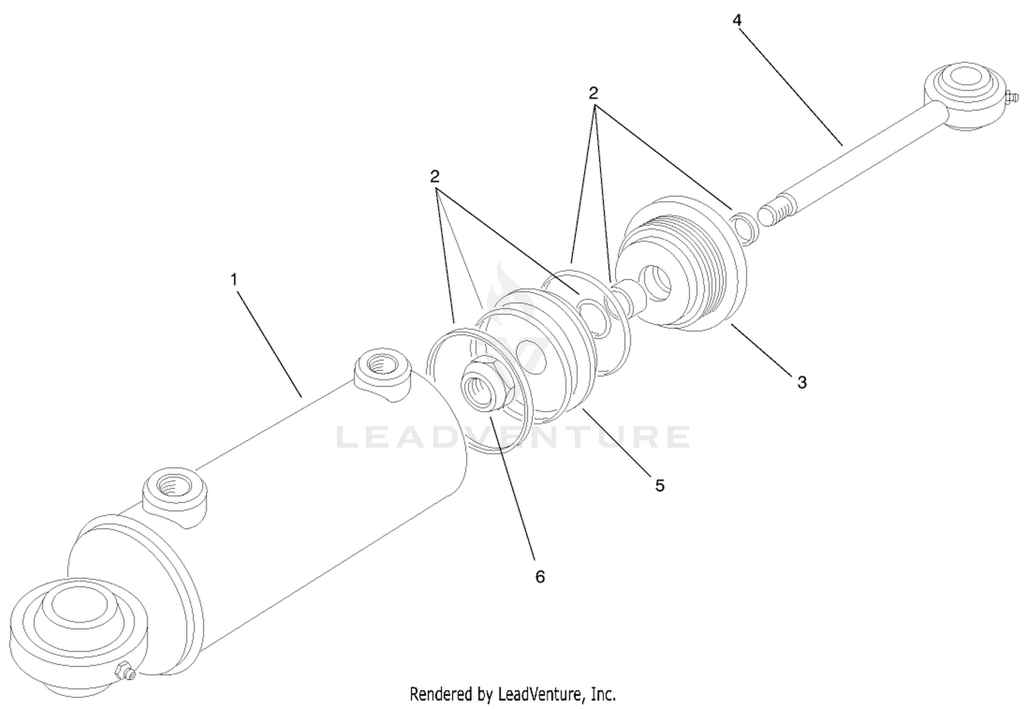 Hydraulic Cylinder No. 76-2070