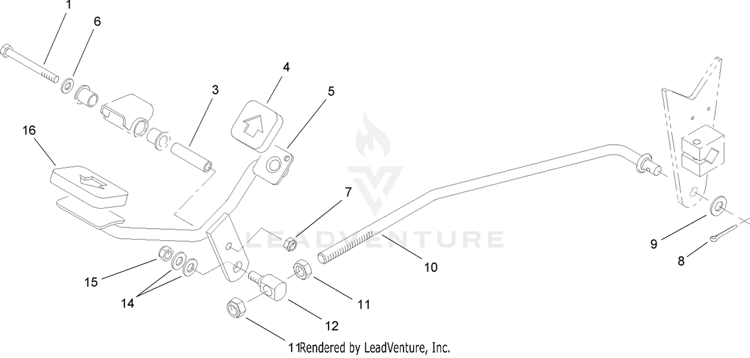 Traction Pedal Assembly