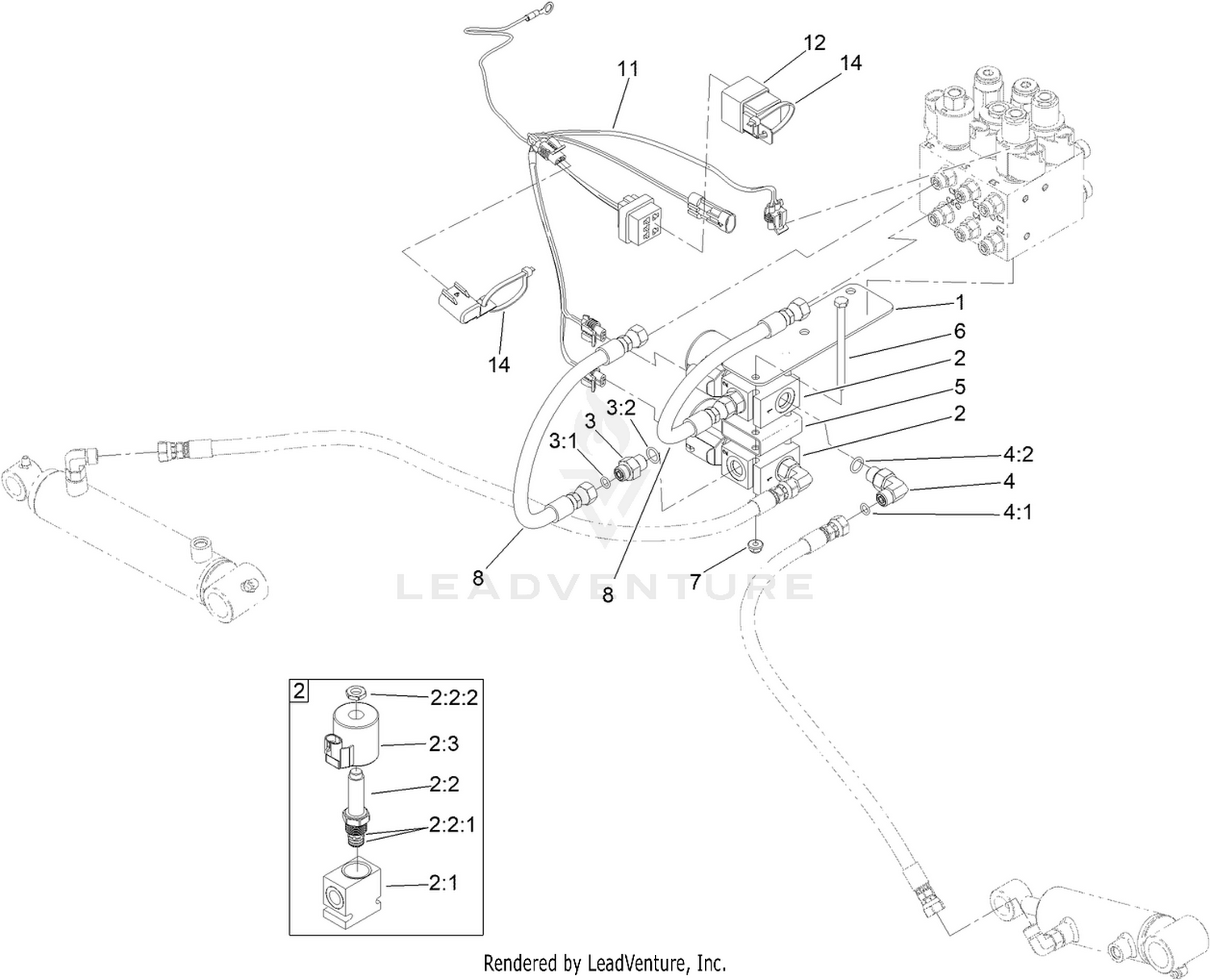 Cutting Unit Lock Kit Assembly No. 138-6938