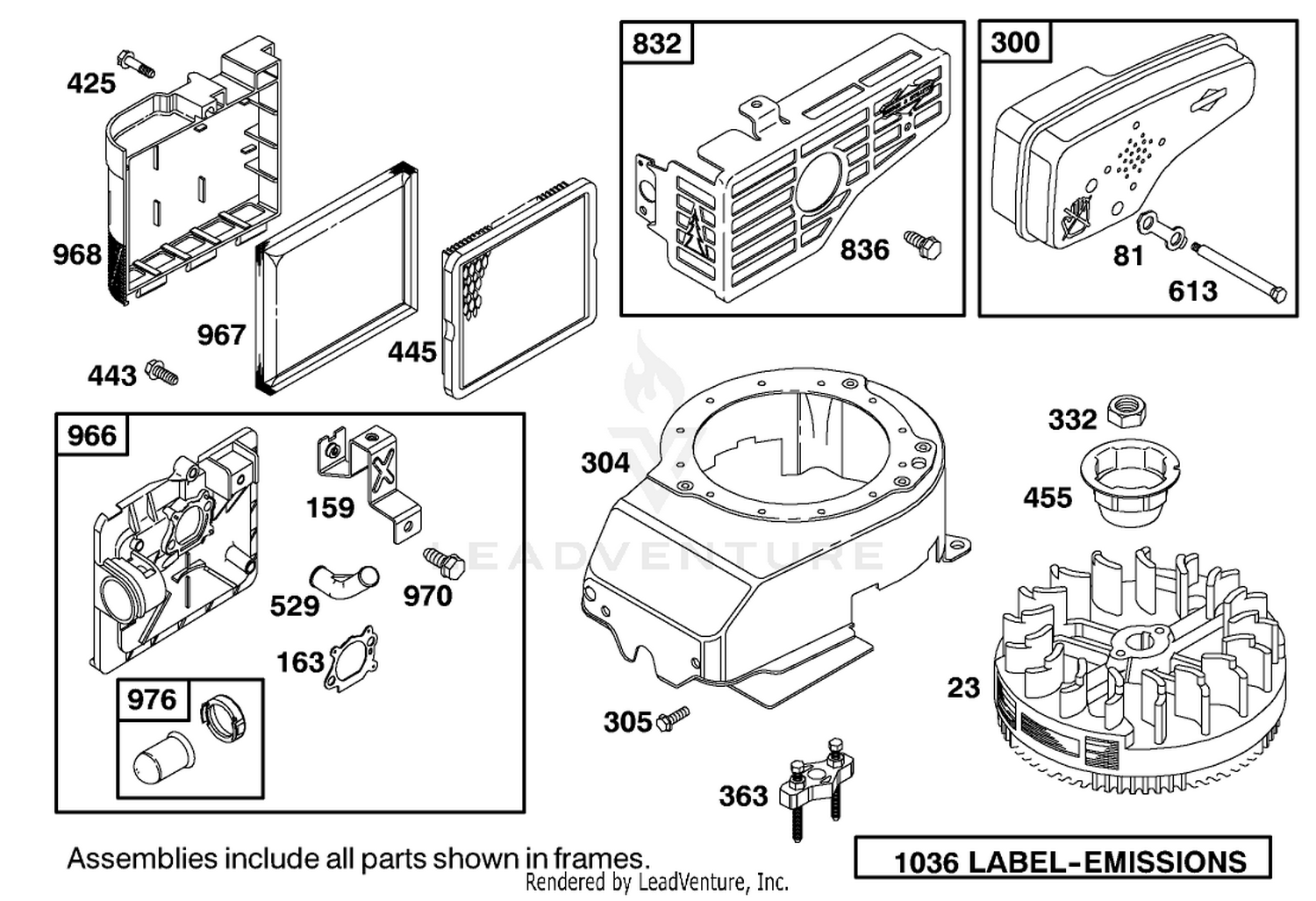 Engine Briggs  Stratton Model 12j805-2370-B1 5