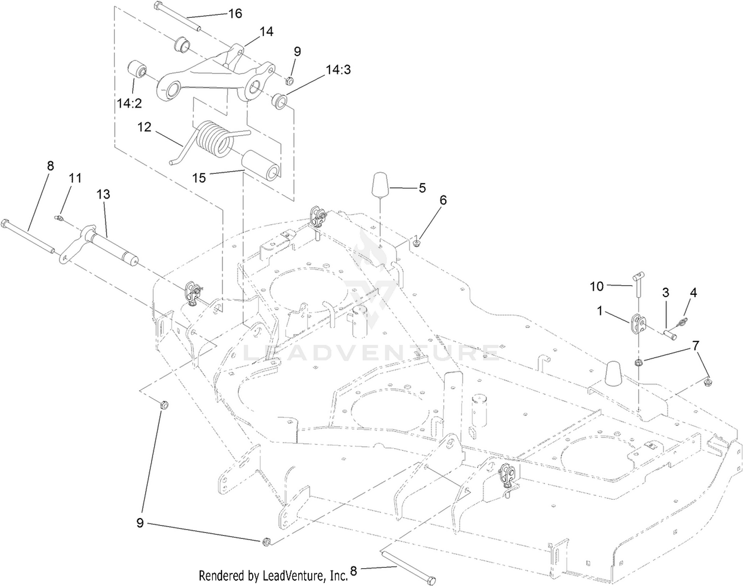 Roller, Belt and Pulley Assembly 2