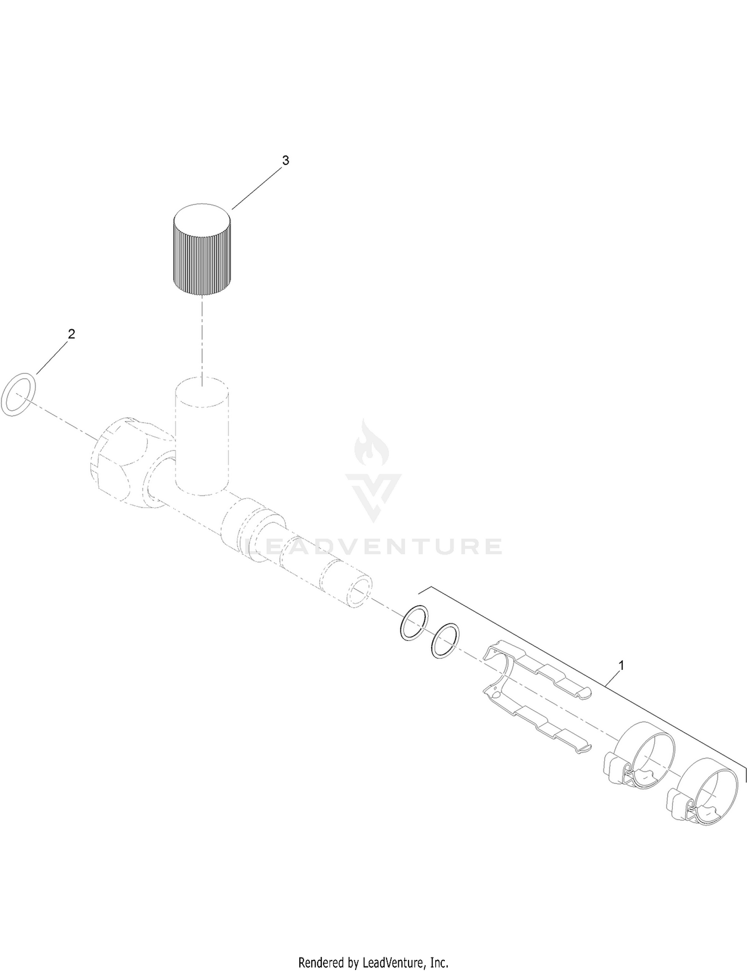 Straight Female Fitting Assembly No. 130-5757