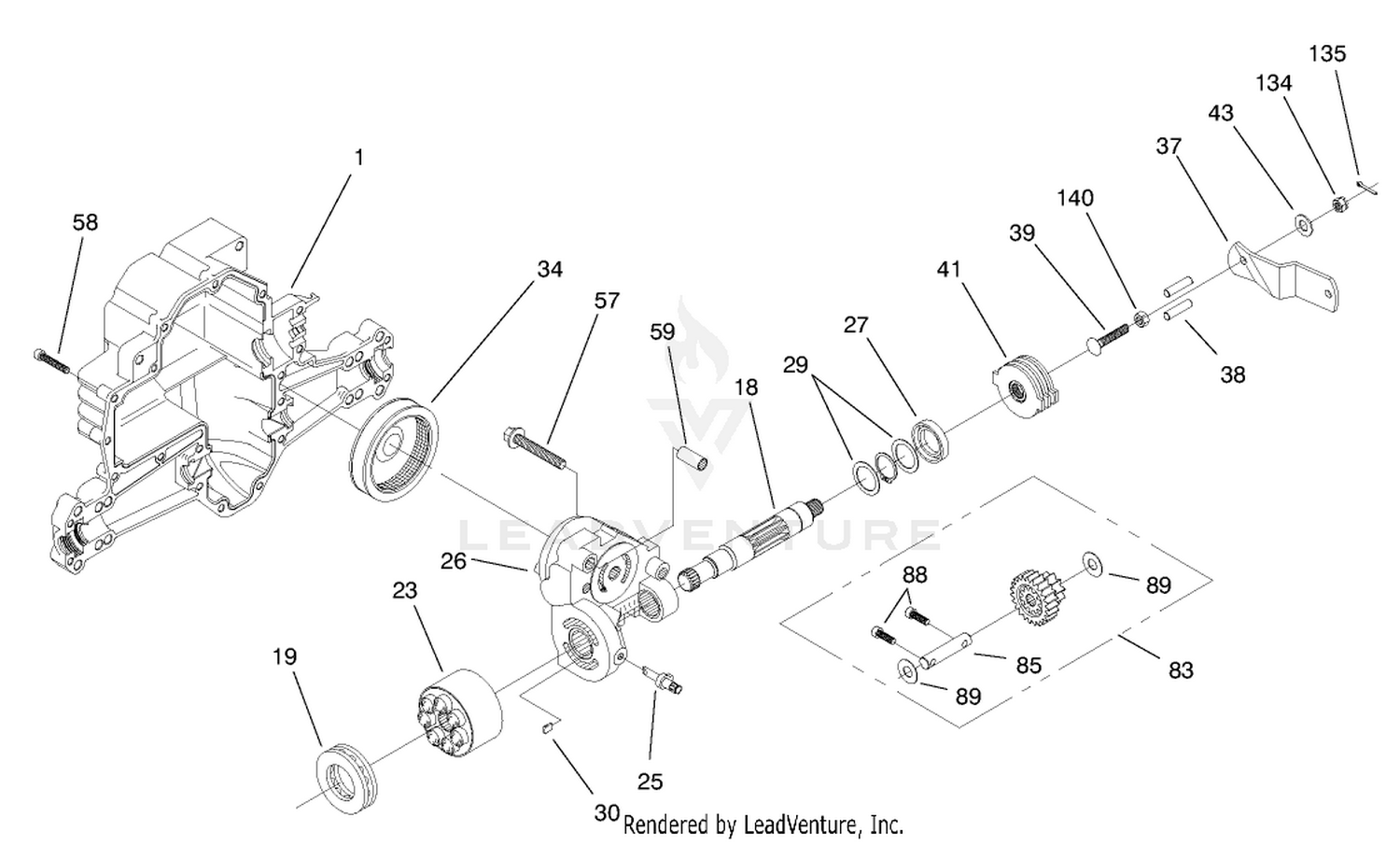 Hydro Transaxle Assembly (continued) 2