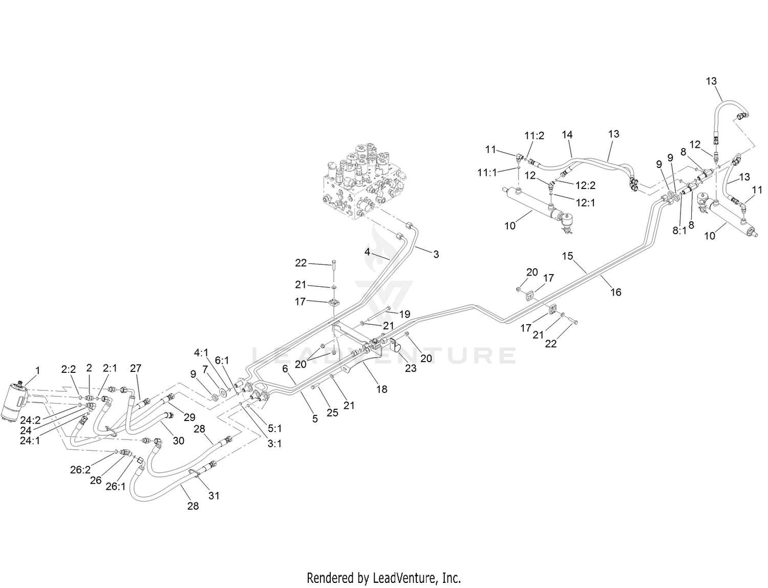 Hydraulic Steering Assembly