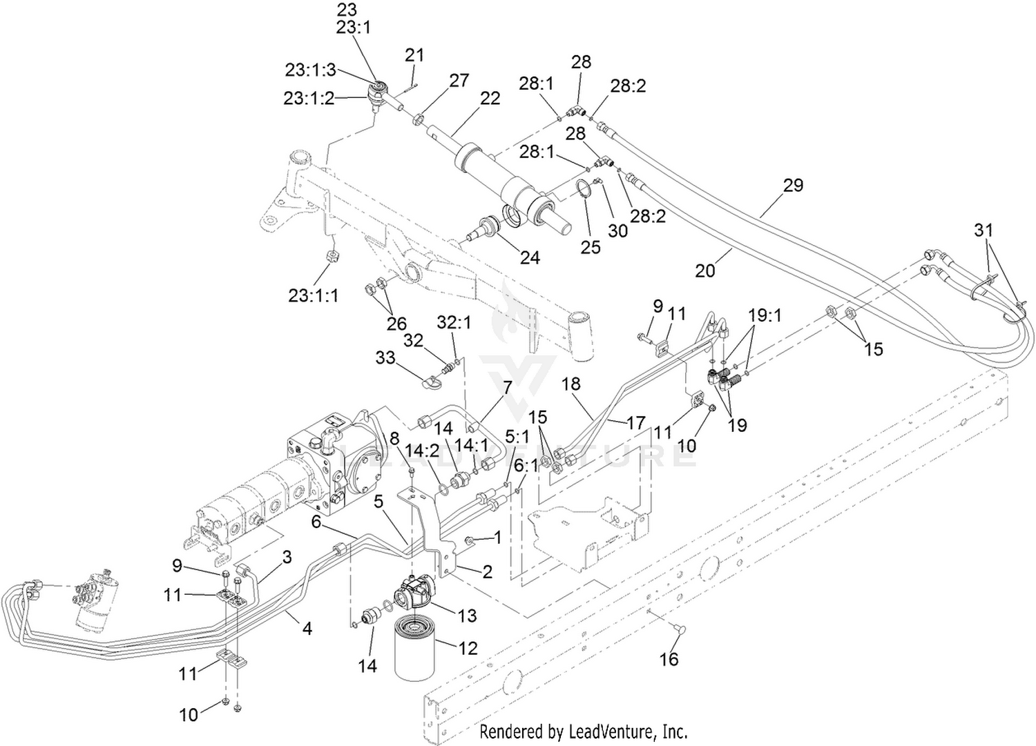 Steering Hydraulic Assembly