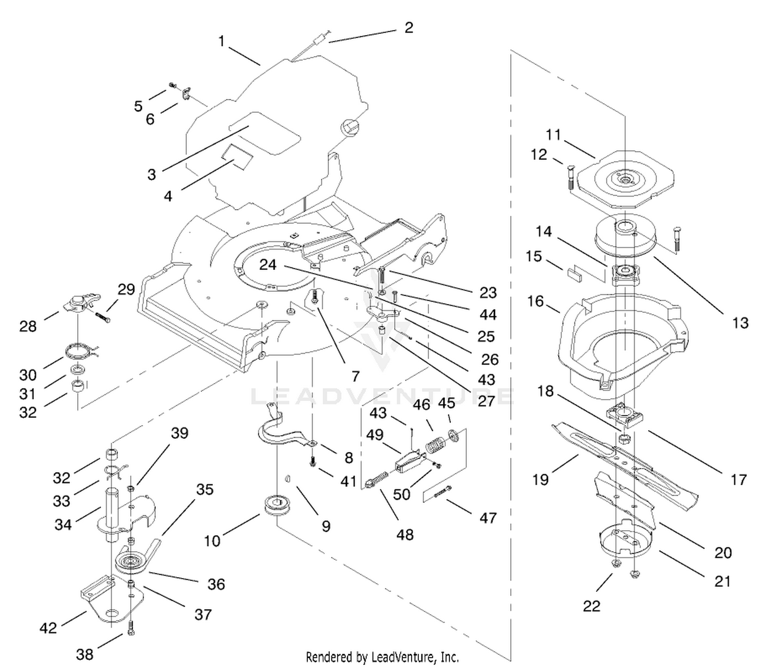 Blade Brake Clutch Assembly