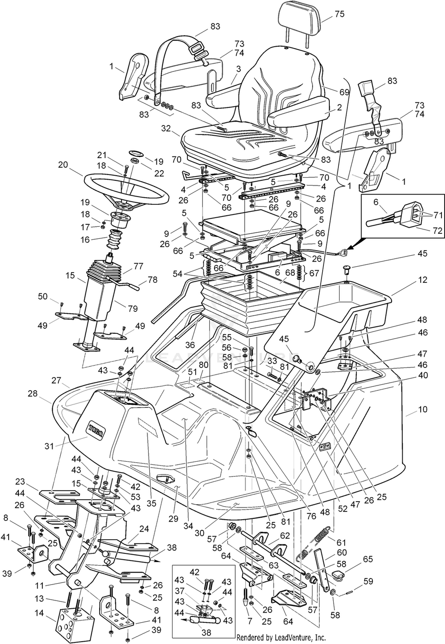 Operator Seat Assembly