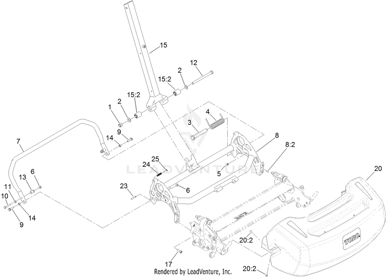 Frame and Handle Mount Assembly