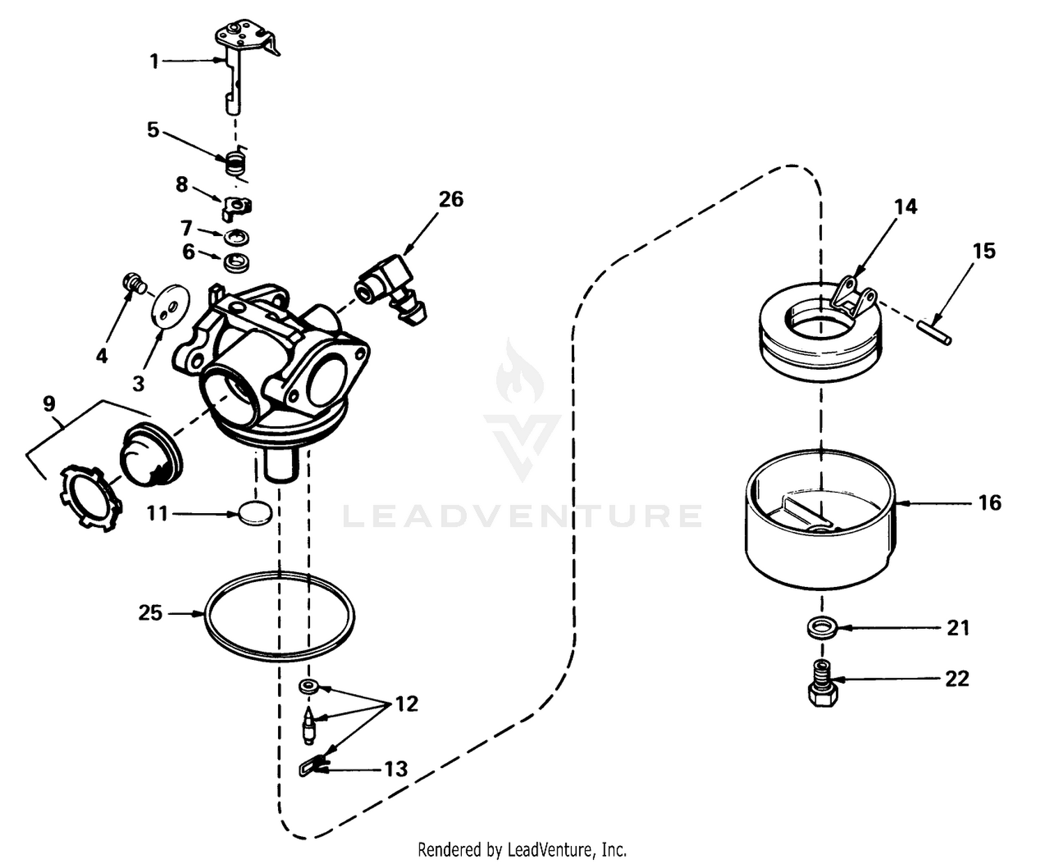 Carburetor No. 632050