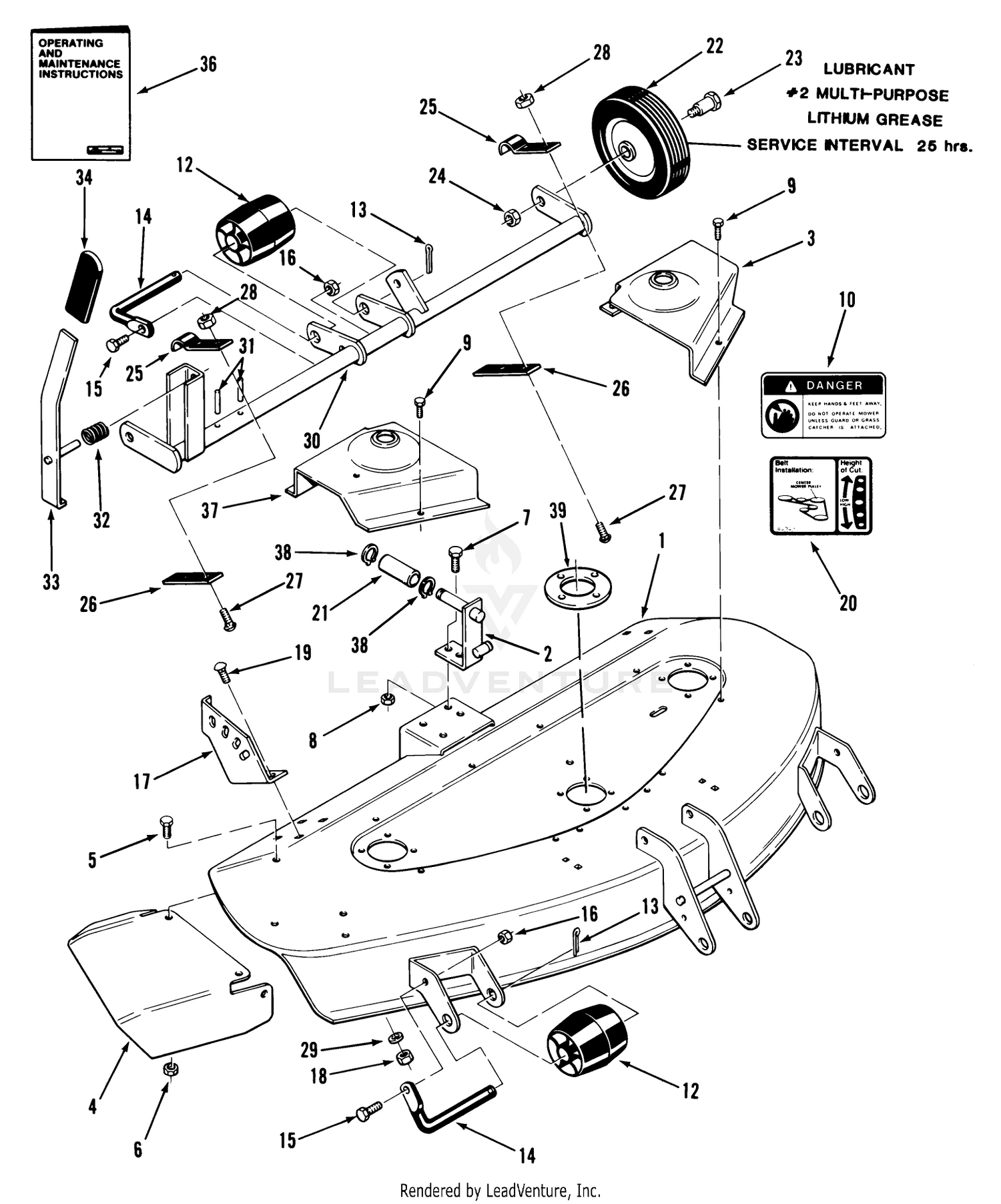 Side Discharge Mower-42 In. (107 Cm) (vehicle Identification Number 05-42sb05)