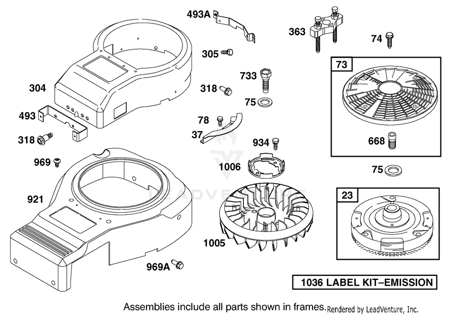 Engine Briggs  Stratton Model 312777-0128-E1 8