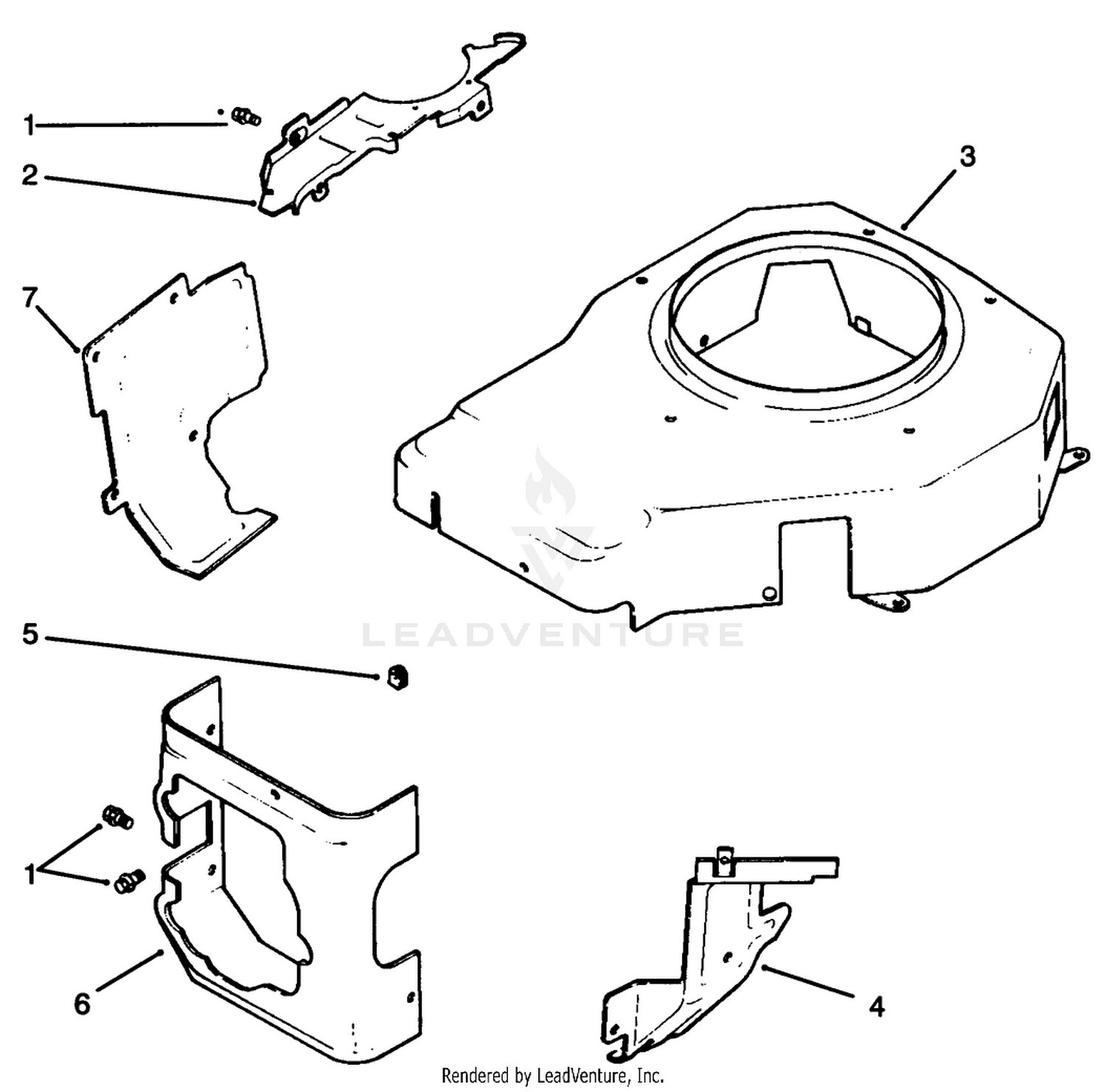 Blower Housing  Baffles