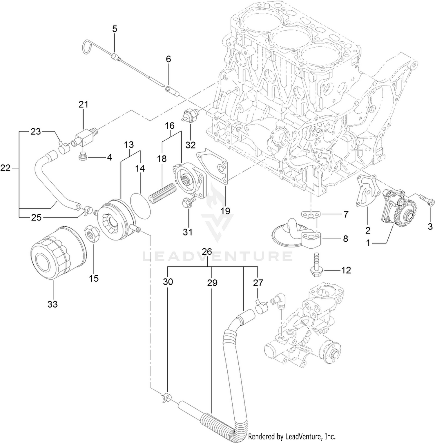 Lubrication and Oil System Assembly