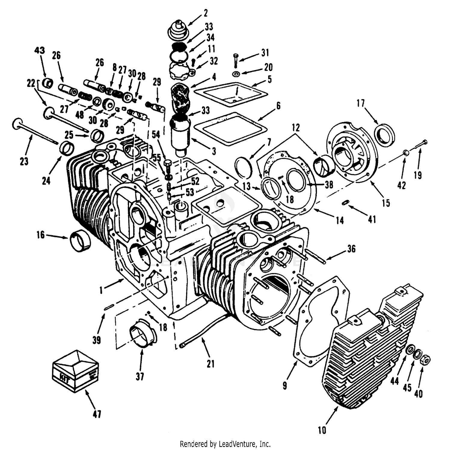 Engine Cylinder Block P224 G Spec. E