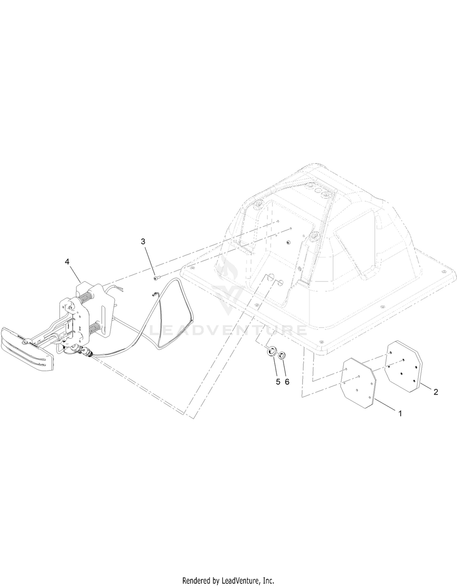 Charging Arm Mounting Assembly