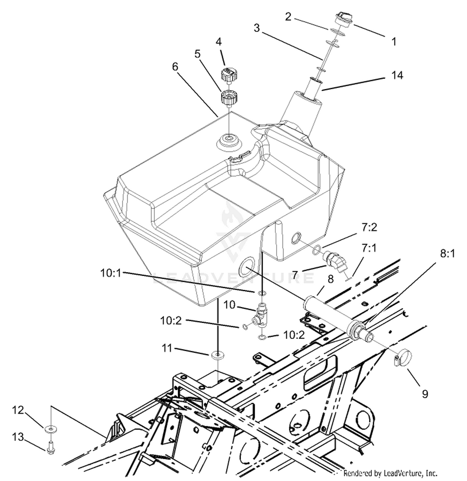 Hydraulic Filter and Reservoir Assembly