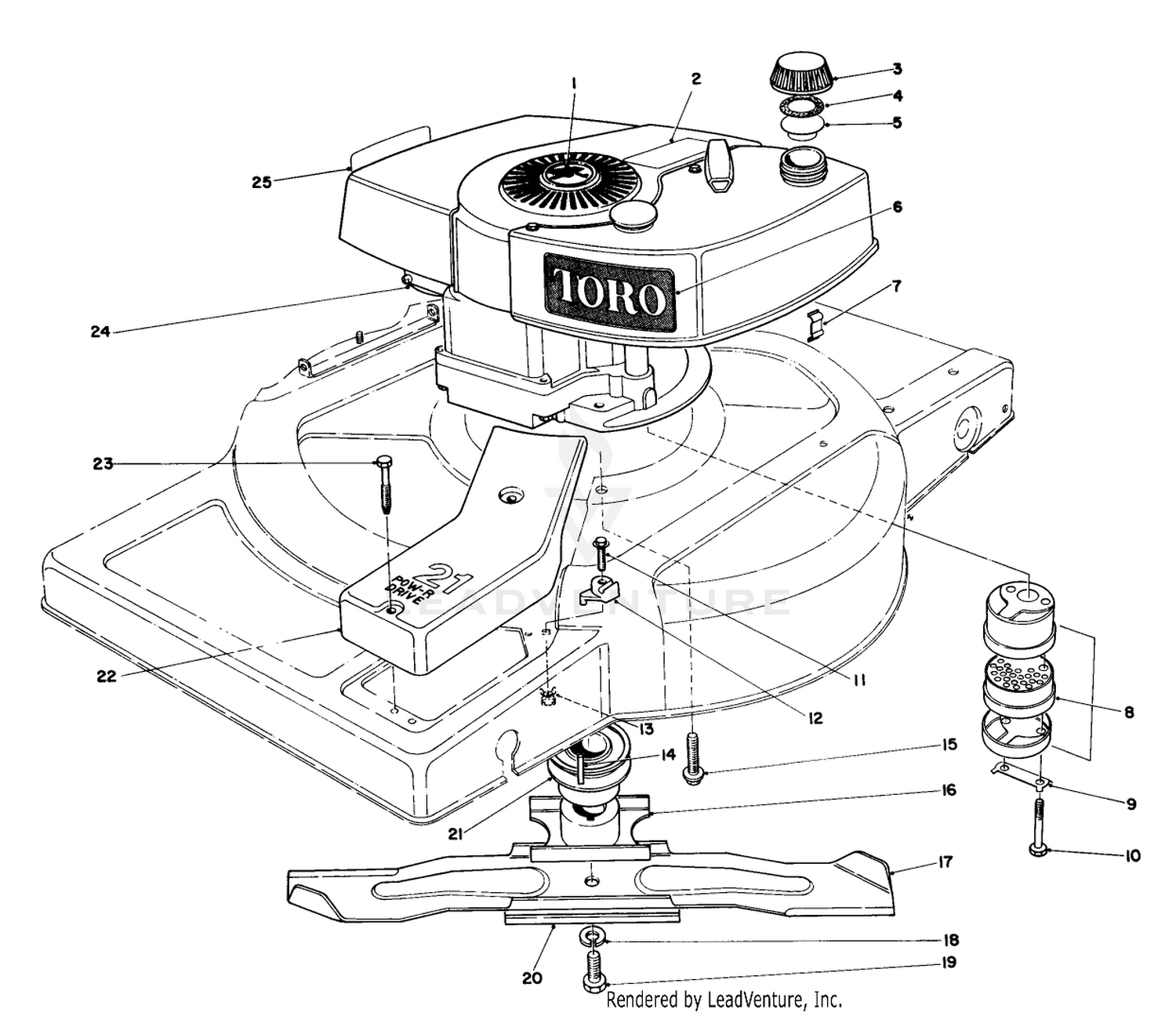 Engine Assembly Model 18010
