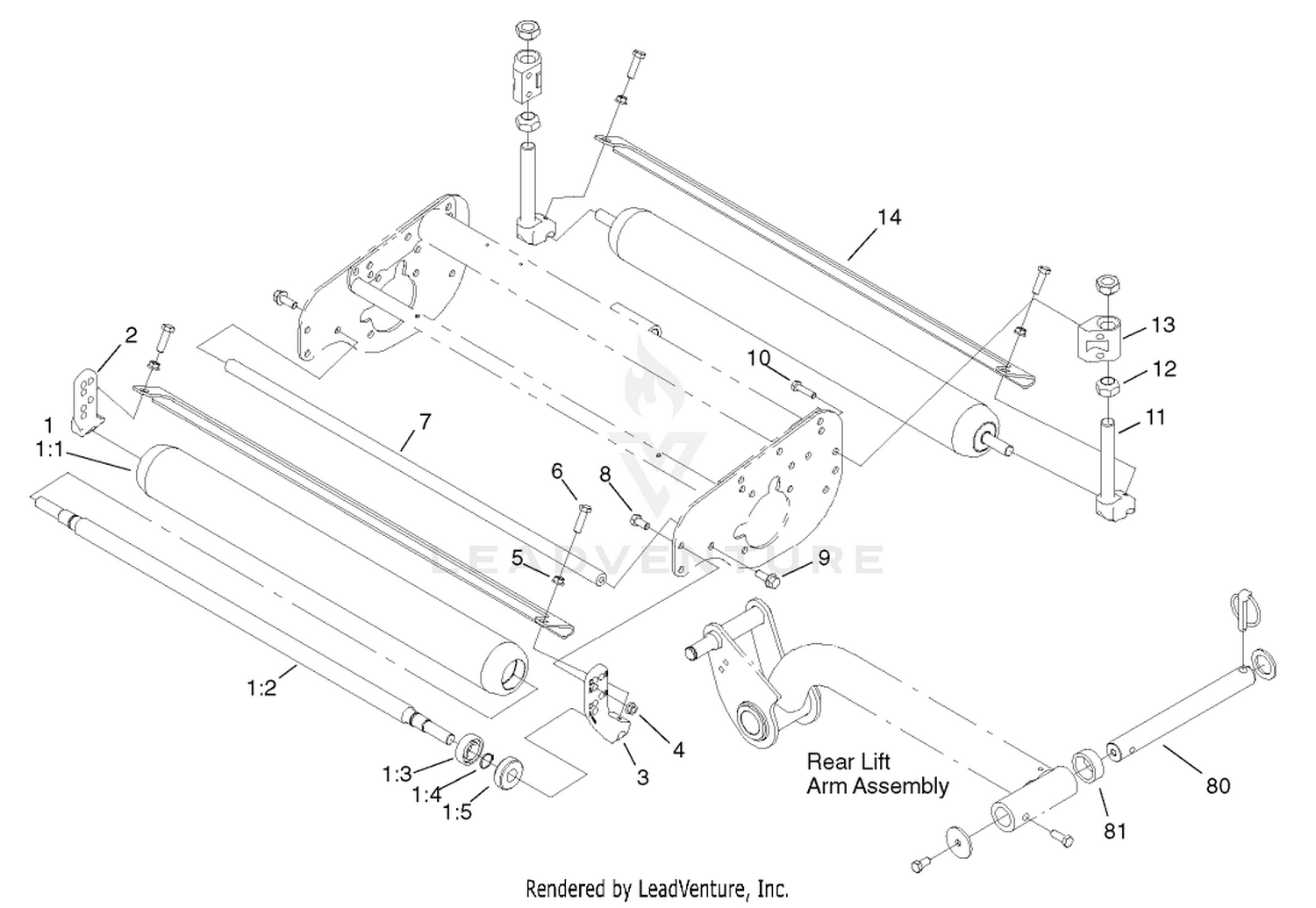 Roller and Scraper Assembly