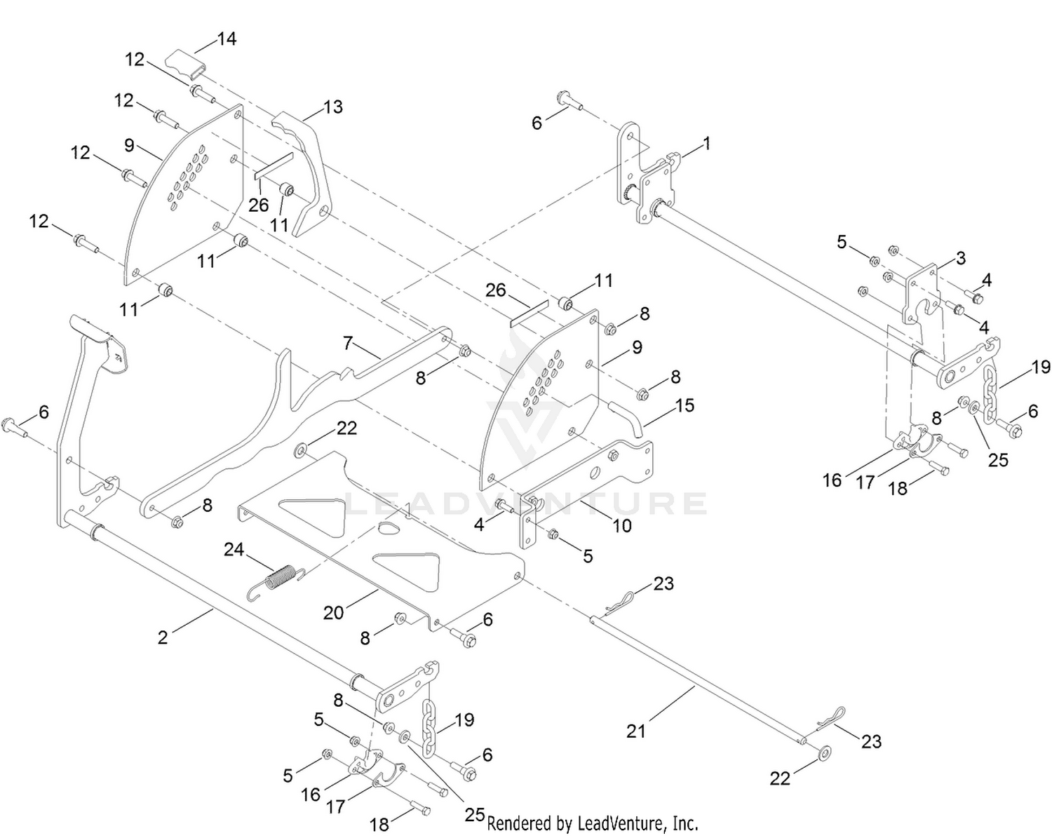 Deck Lift Assembly