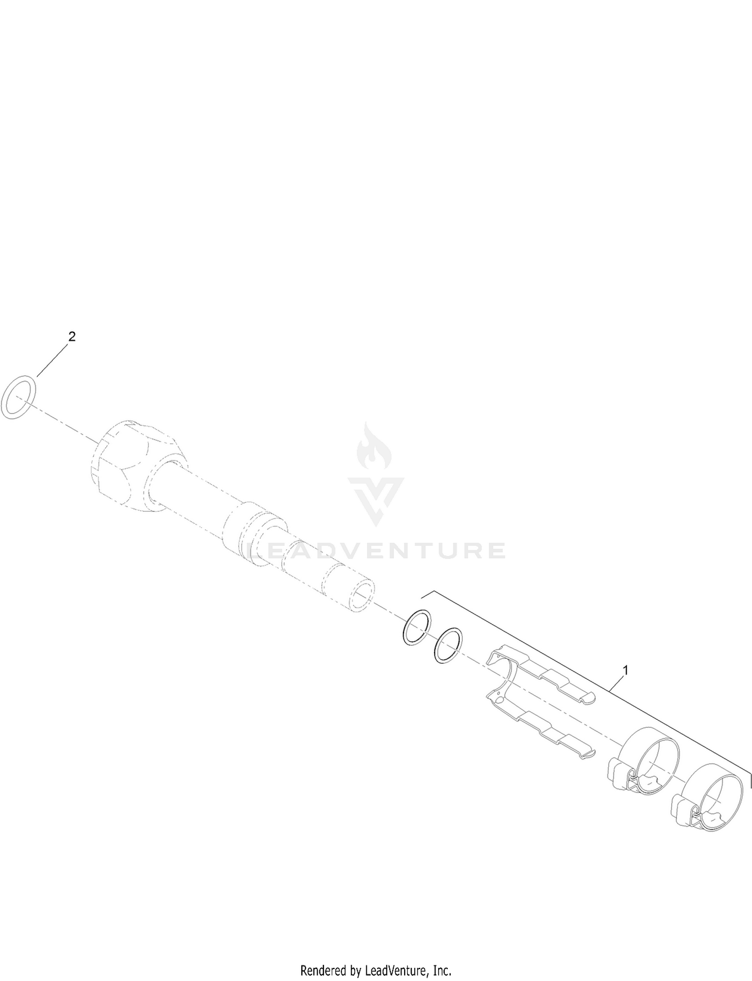 Straight Female Fitting Assembly No. 130-2962