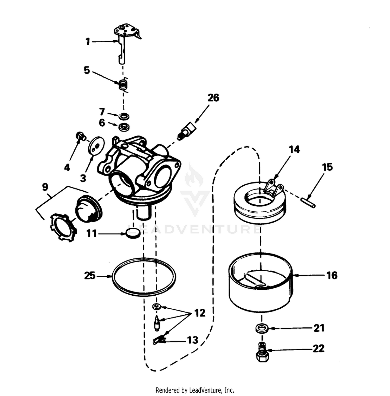 Carburetor No. 632098
