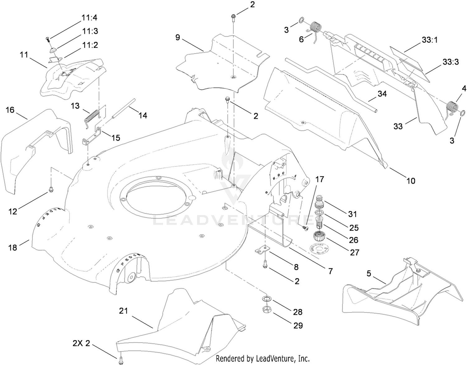 Housing and Rear Door Assembly