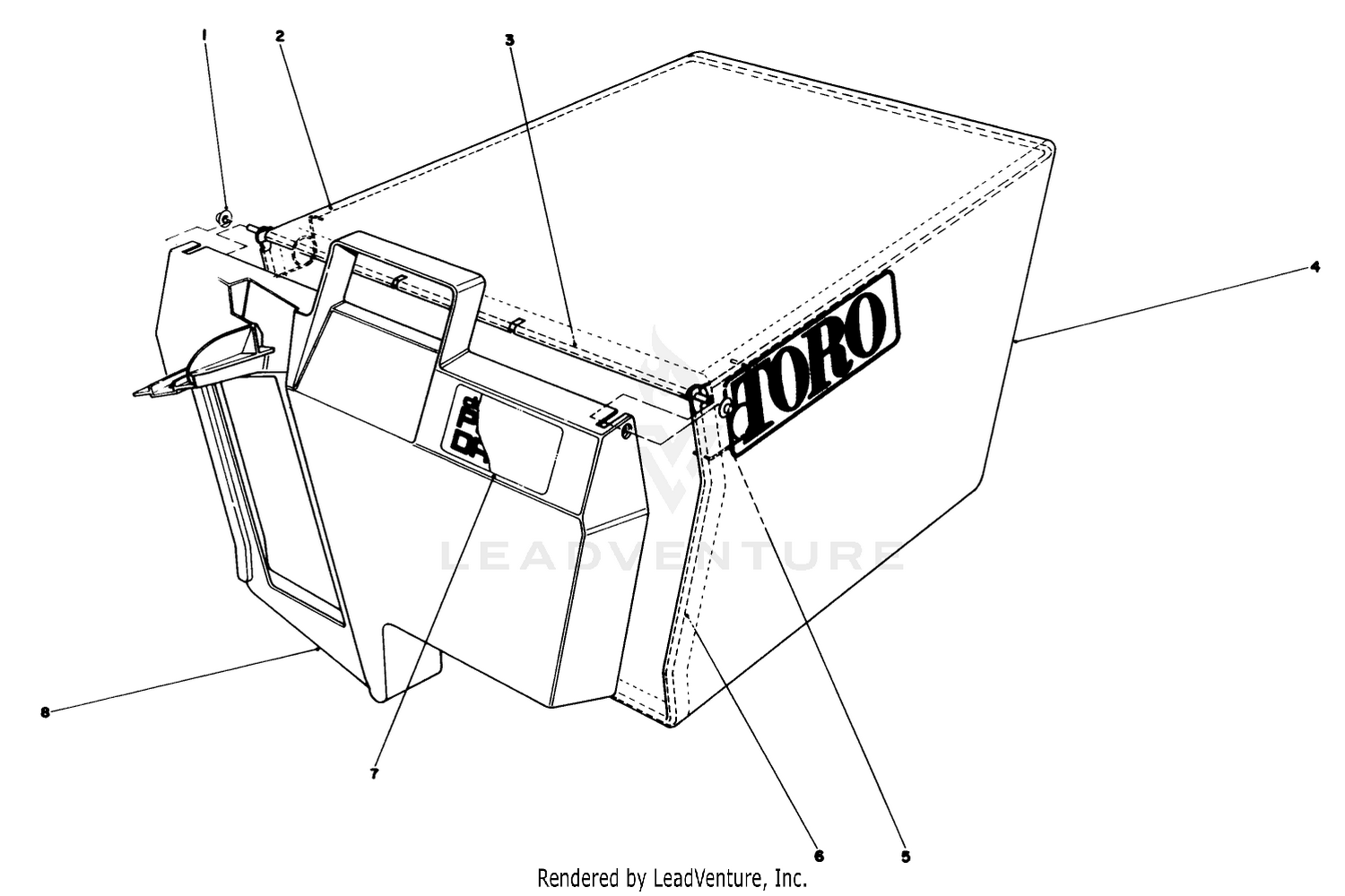 Grass Bag Assembly No. 11-0189