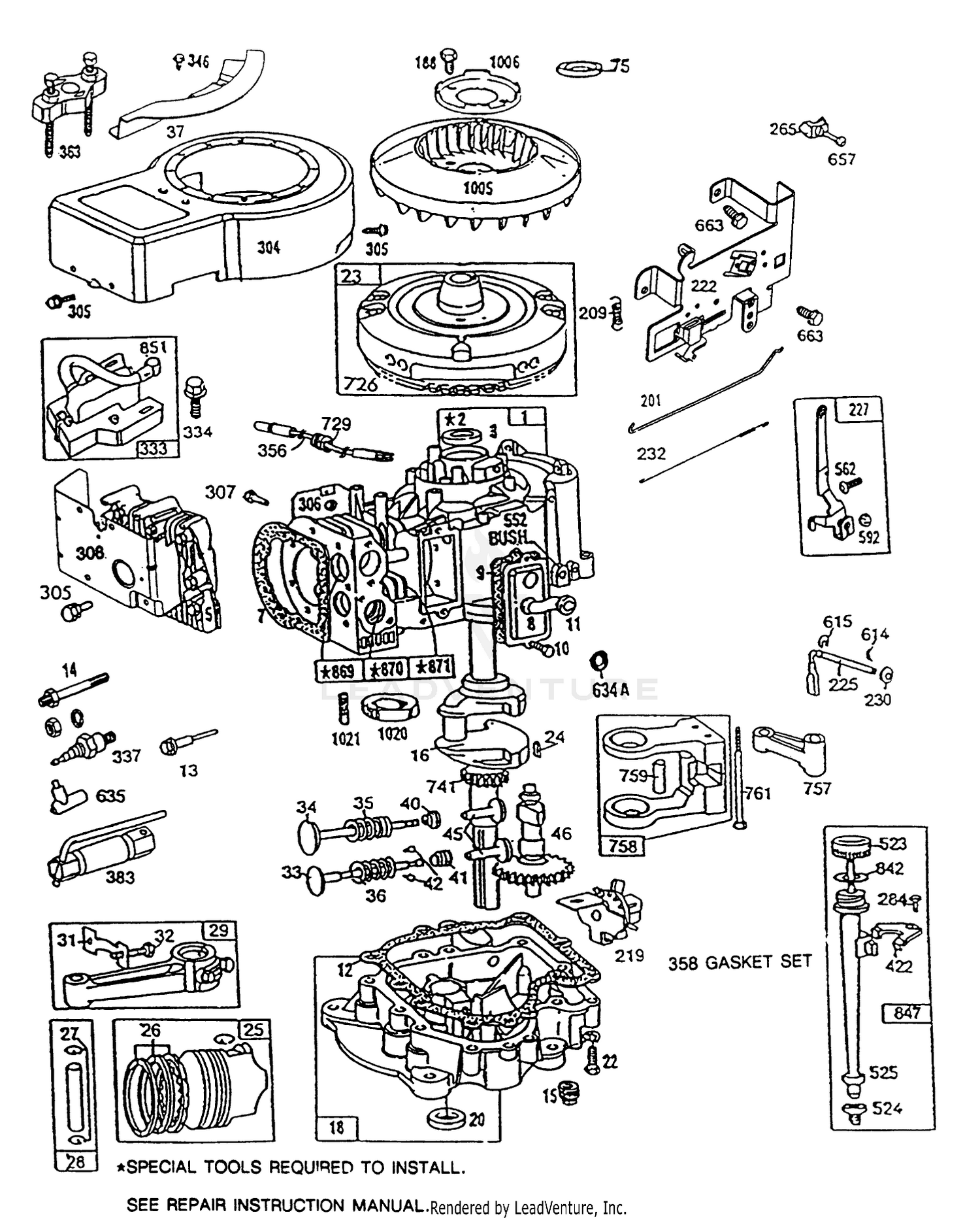 Briggs  Stratton Model No. 286707-0119-01