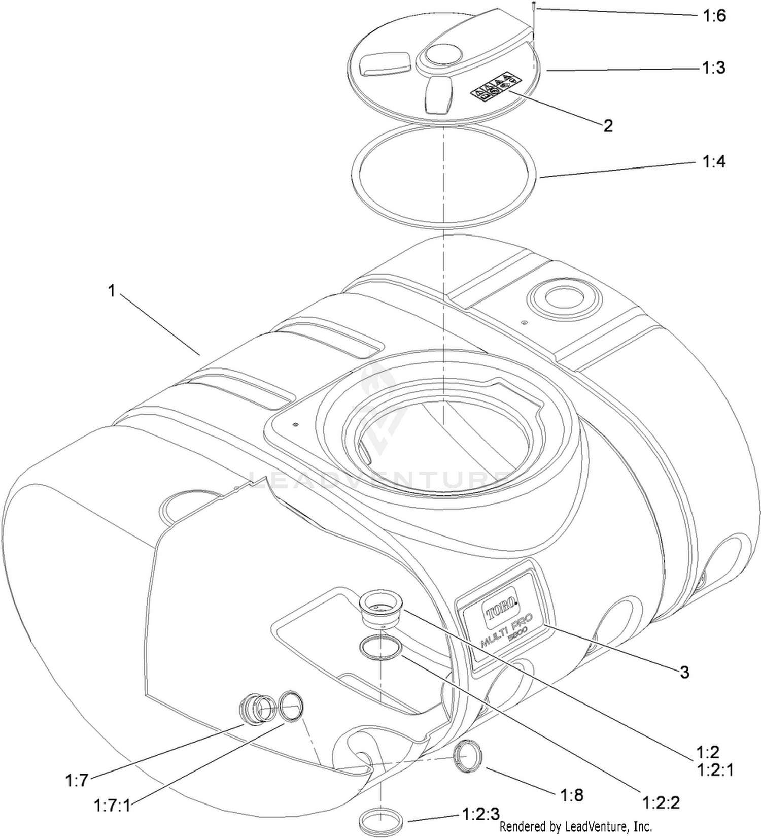 Tank Assembly No. 117-8005