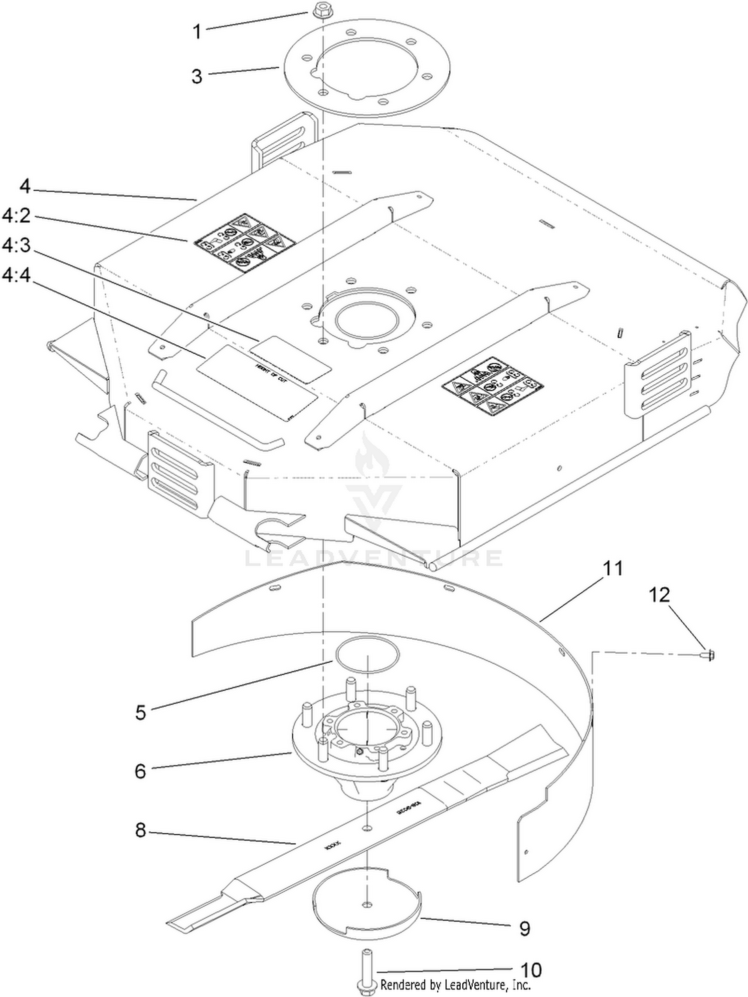 Chamber, Blade and Spindle Assembly