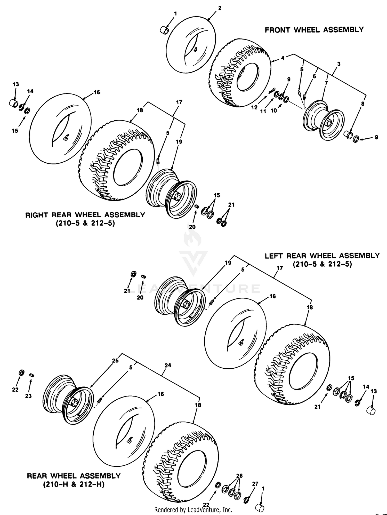 Wheel  Tire Assembly