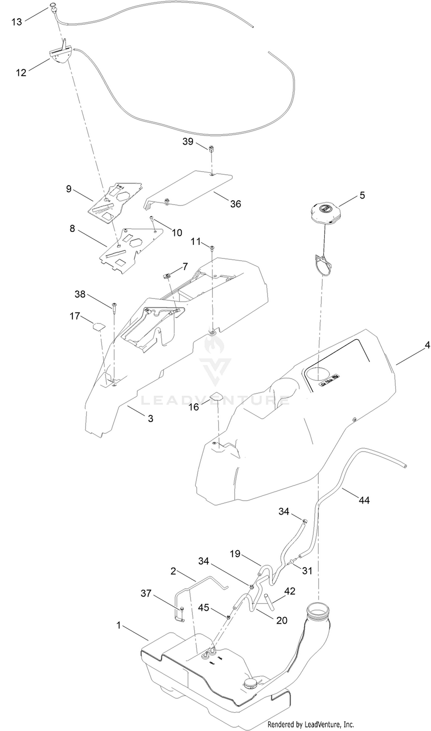 Body Styling and Fuel Pod Assembly