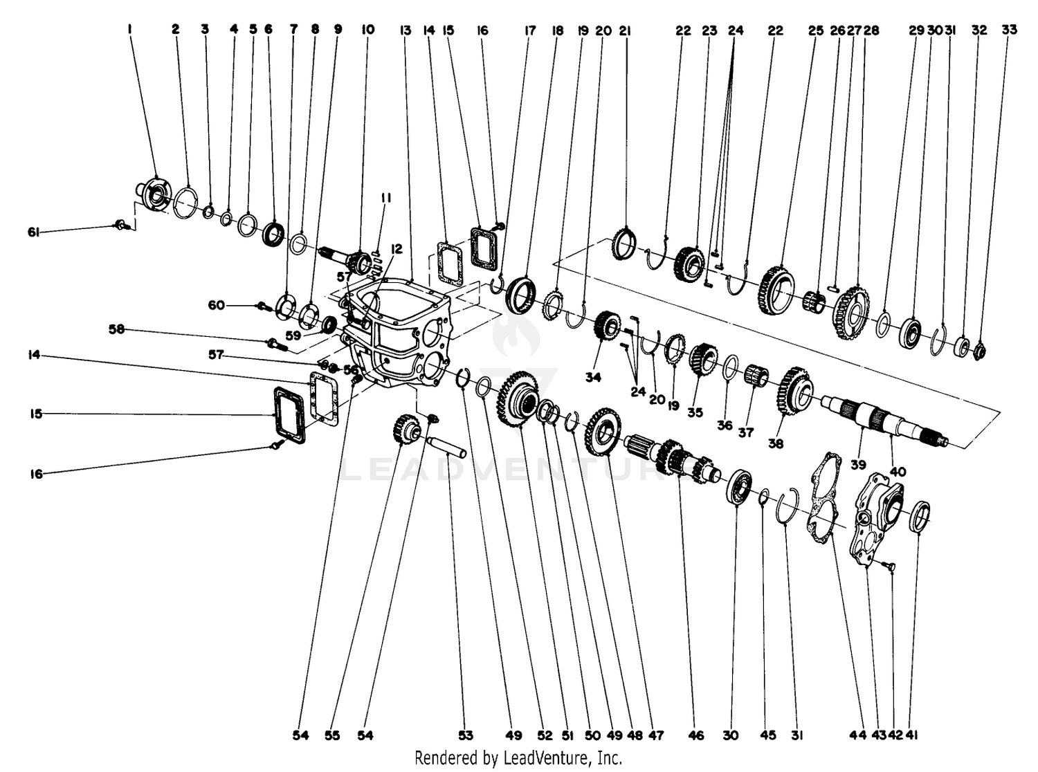 Transmission Assembly No. 44-1160