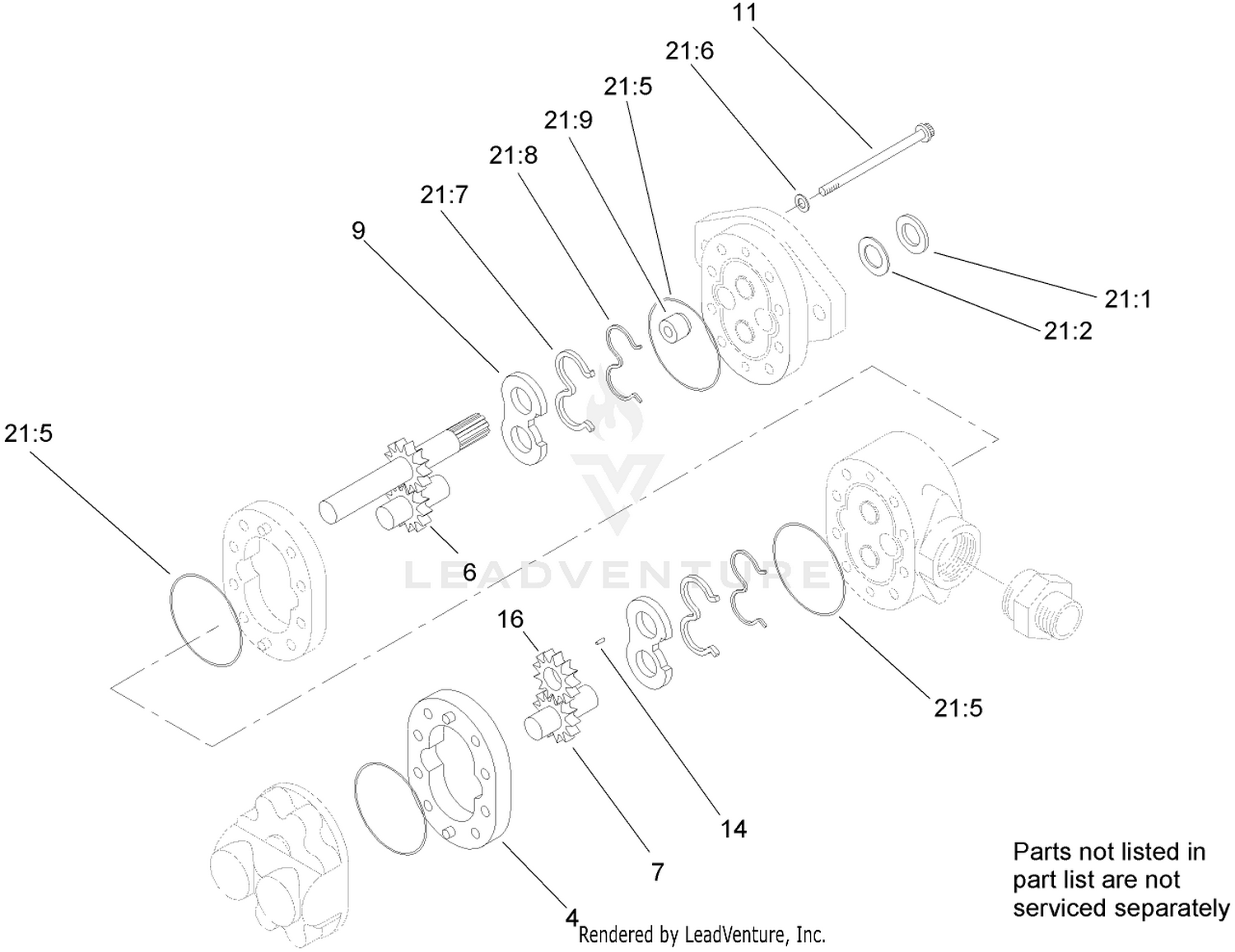 Gear Pump Assembly No. 104-7737