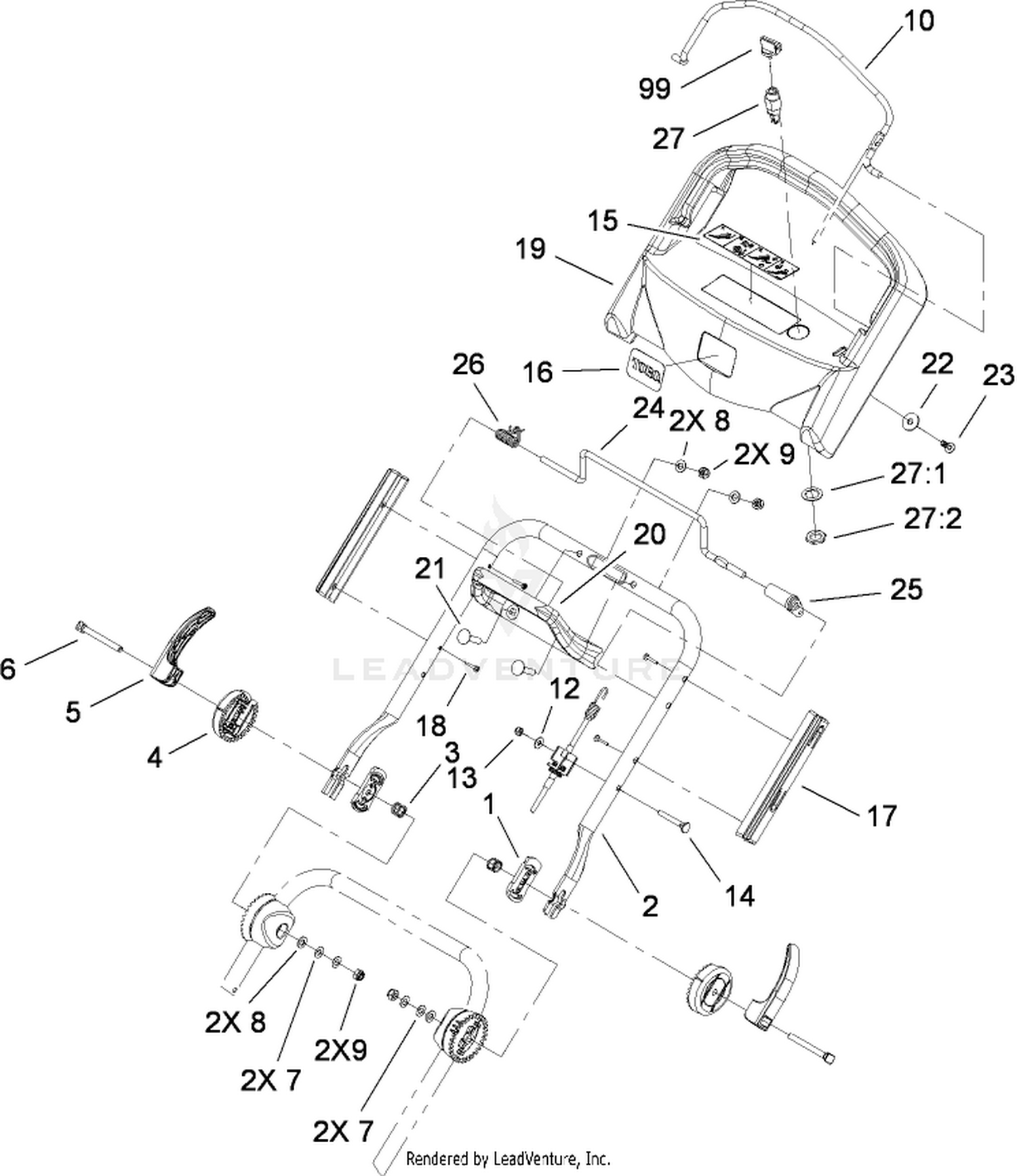 Upper Handle Assembly