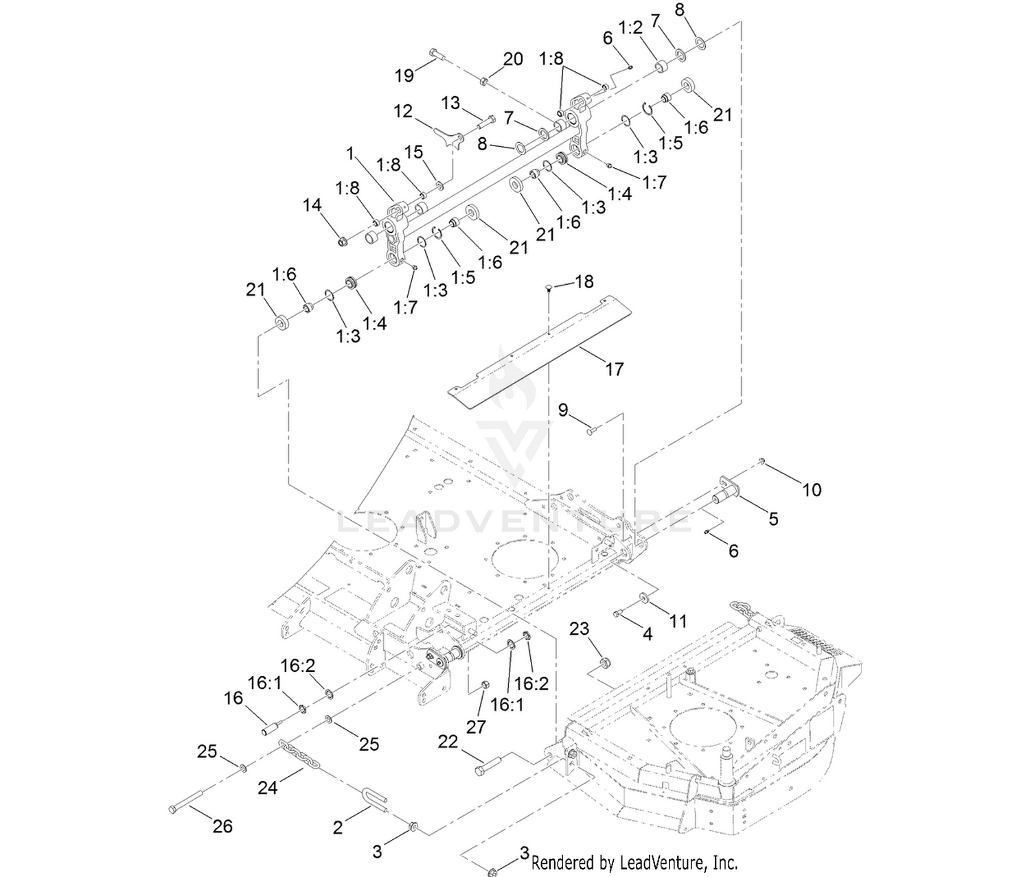 Lift Arm and Linkage Assembly