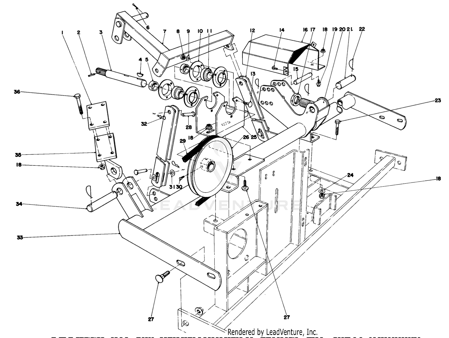 Adapter Kit 48" Snowthrower Model No. 30571 (optional)