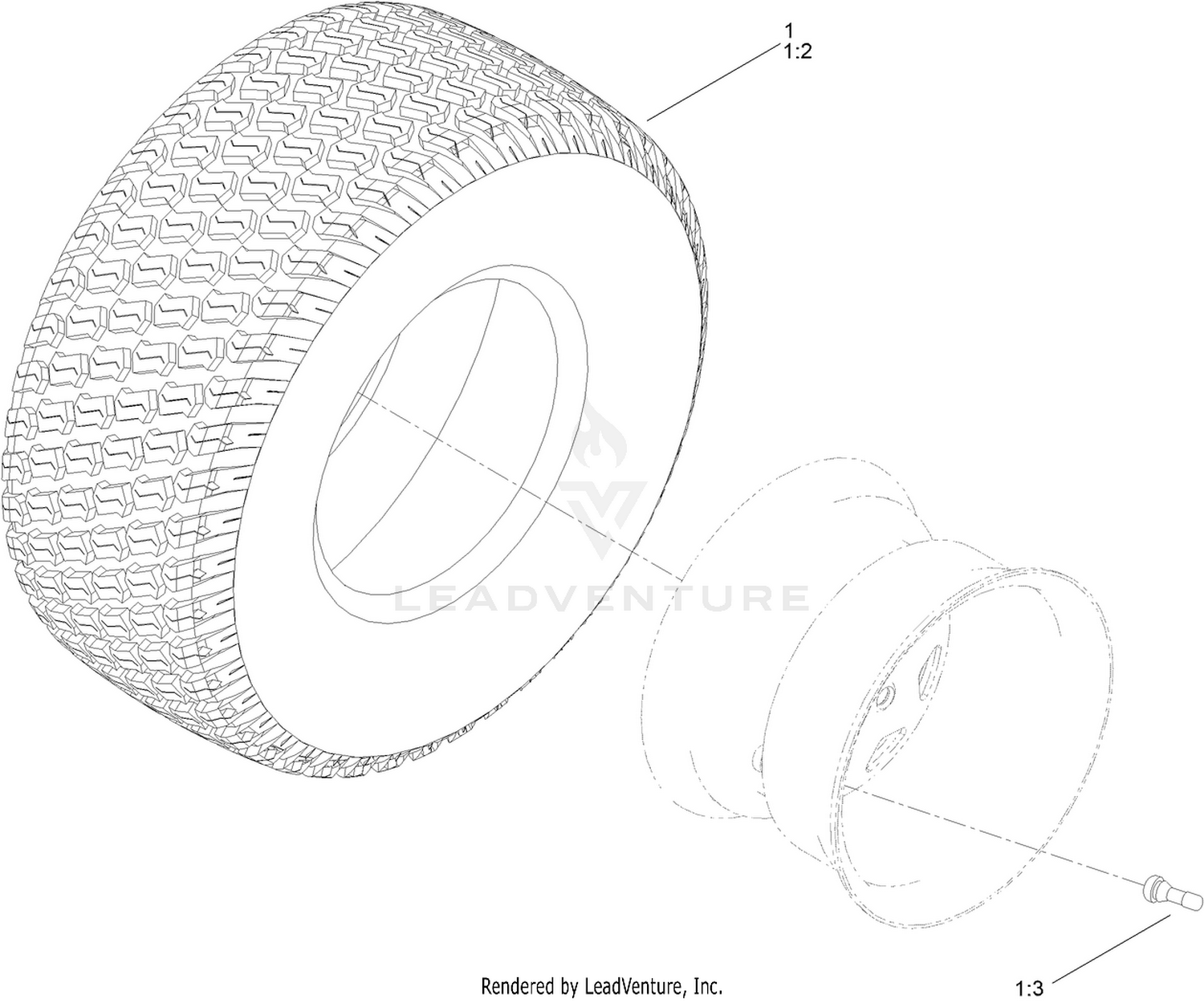 Tire Assembly No. 139-7534