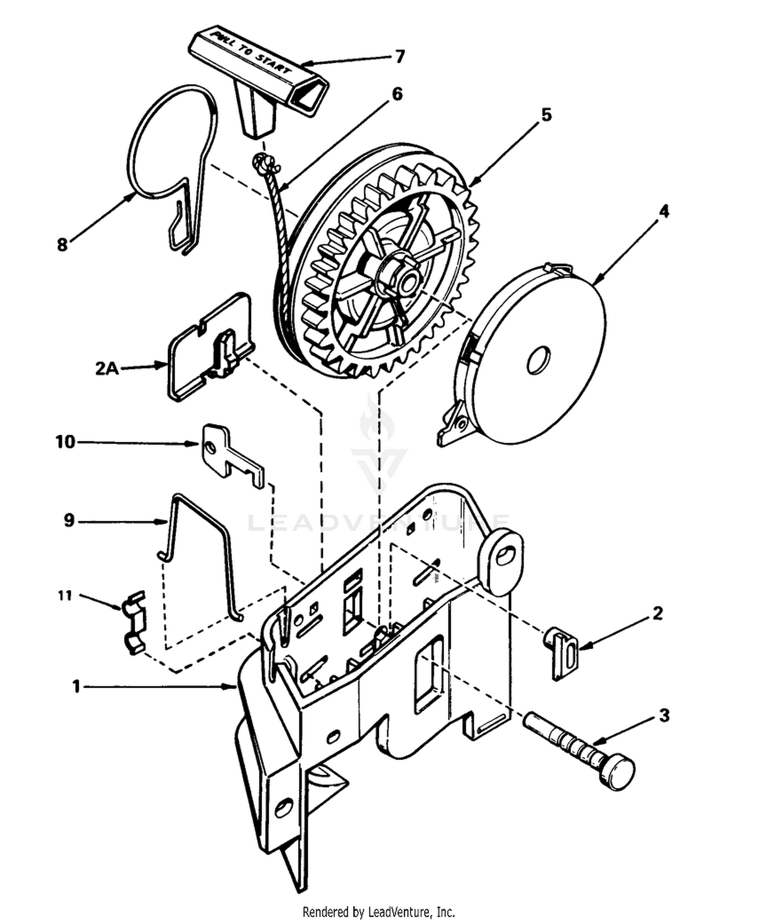 Rewind Starter No. 590531