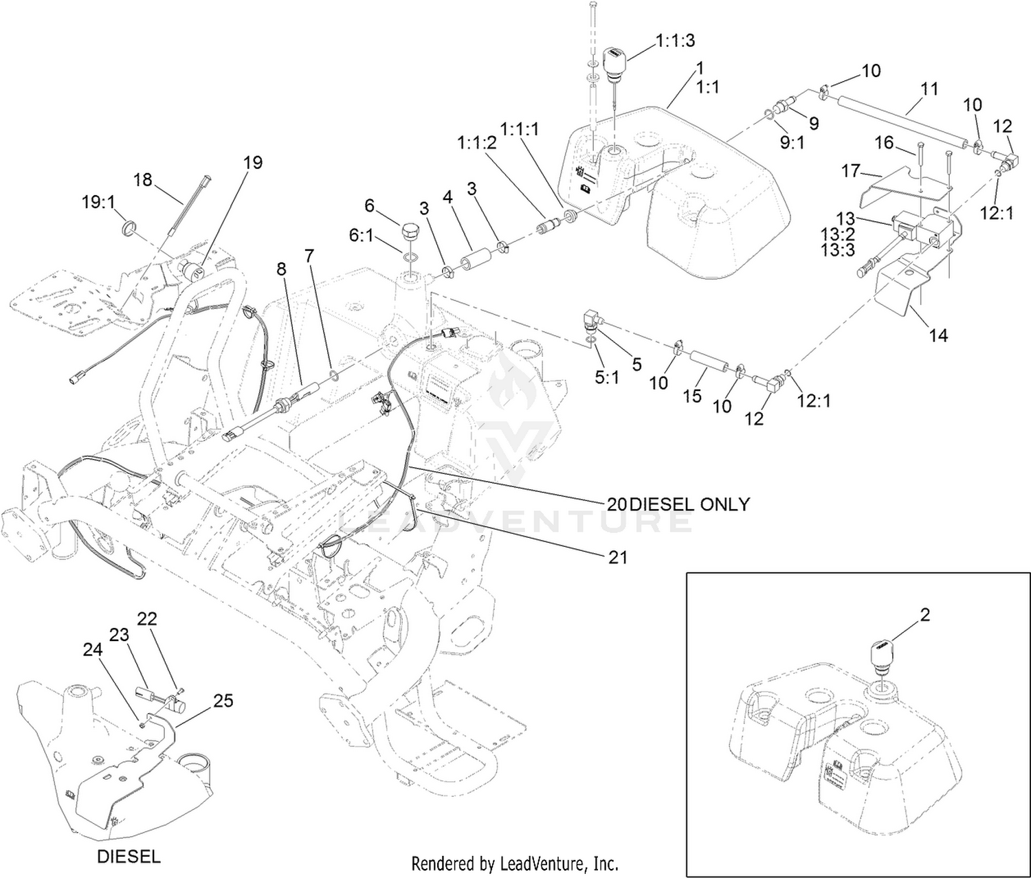Hydraulic Oil Leak Detector Assembly
