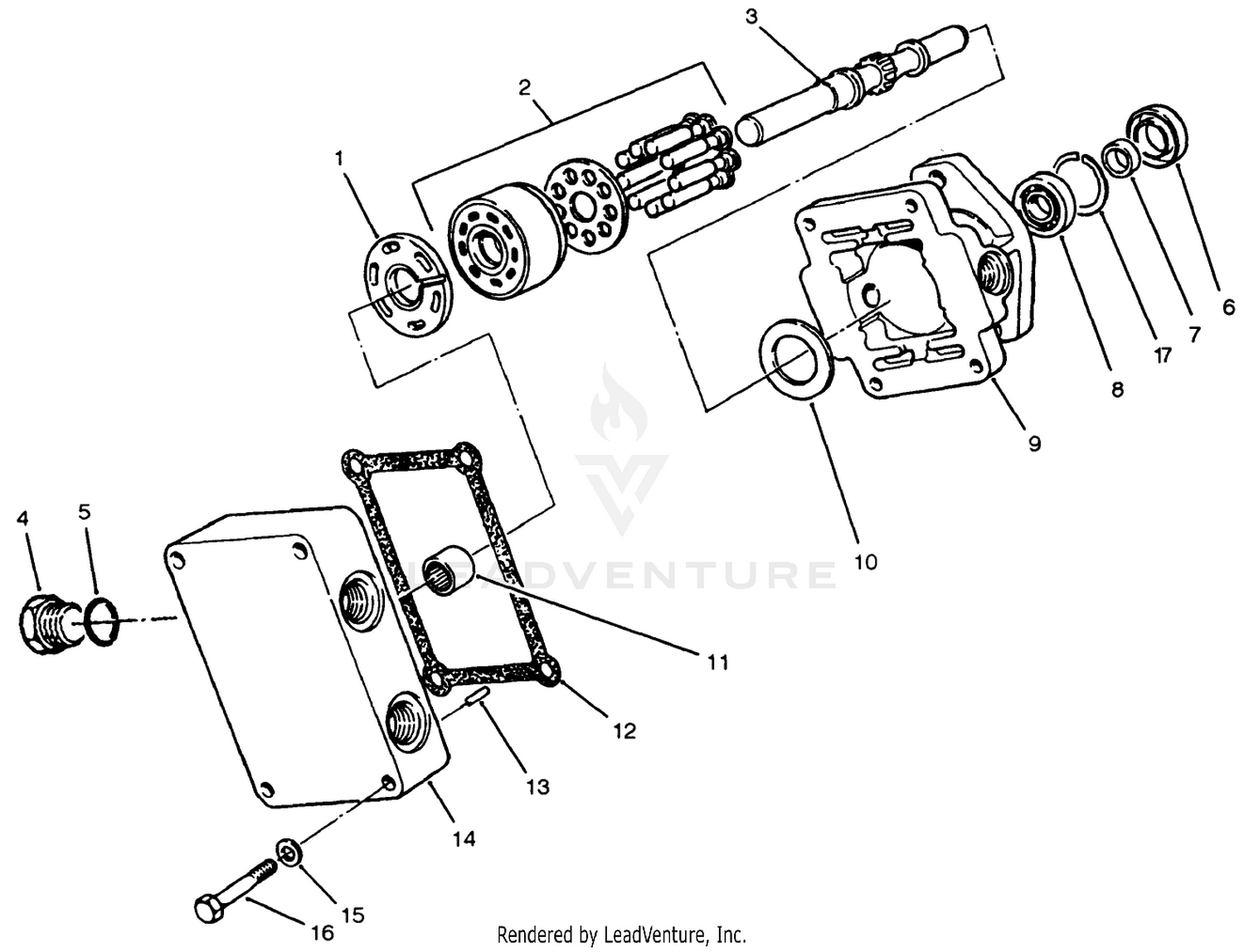 Hydraulic Motor No. 92-2556
