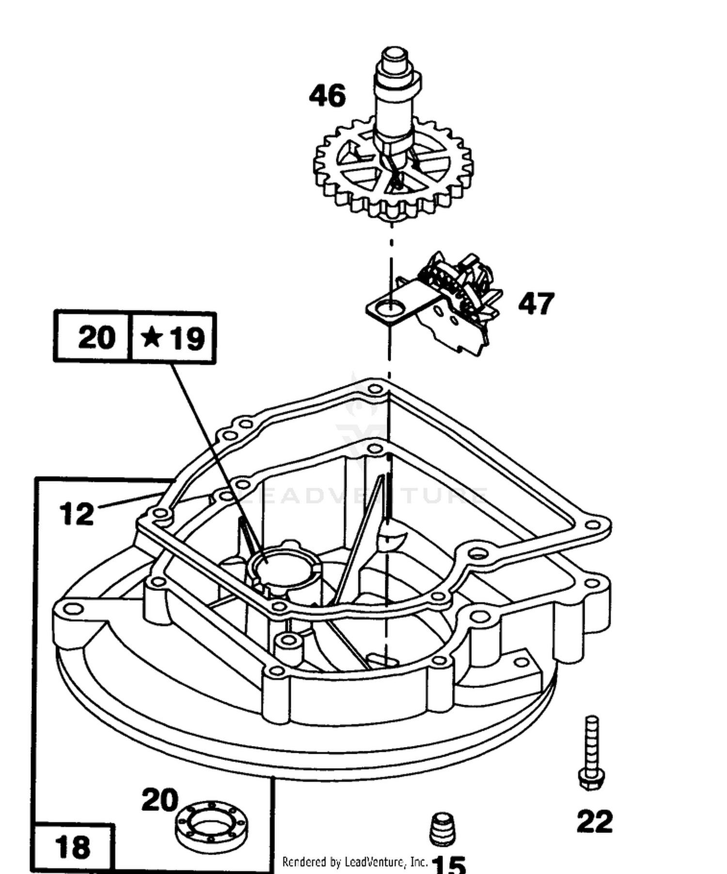 Engine Briggs  Stratton Model 95902-3154-01 3